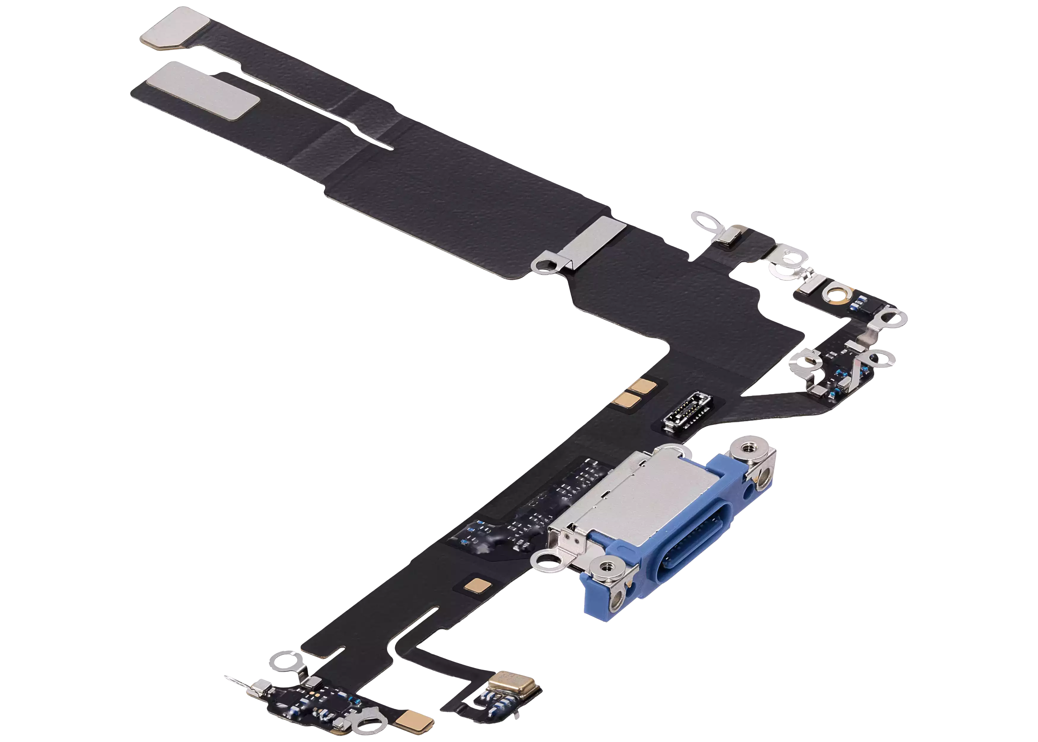 Charging Port Flex Cable Compatible For iPhone 16 (Premium) (Ultramarine)