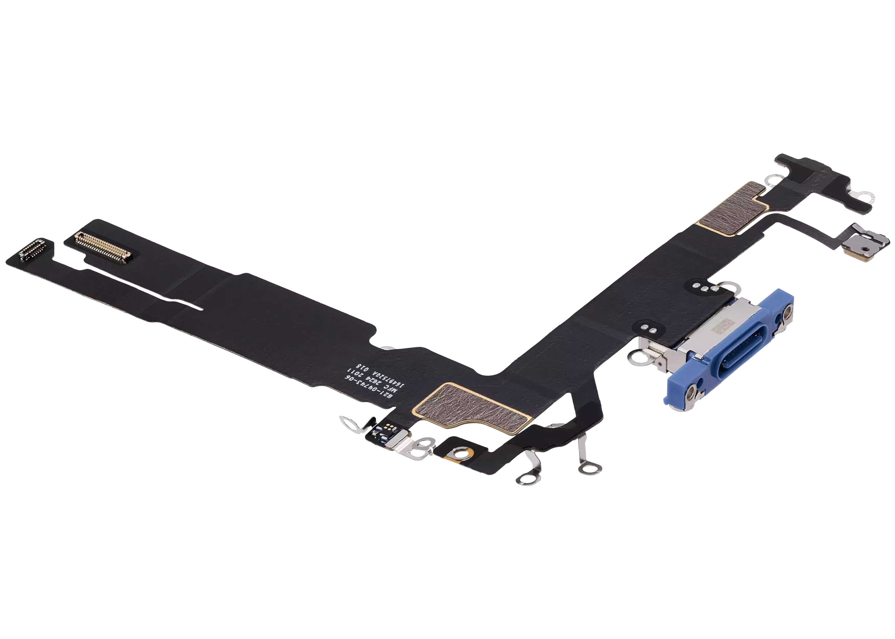 Charging Port Flex Cable Compatible For iPhone 16 (Premium) (Ultramarine)