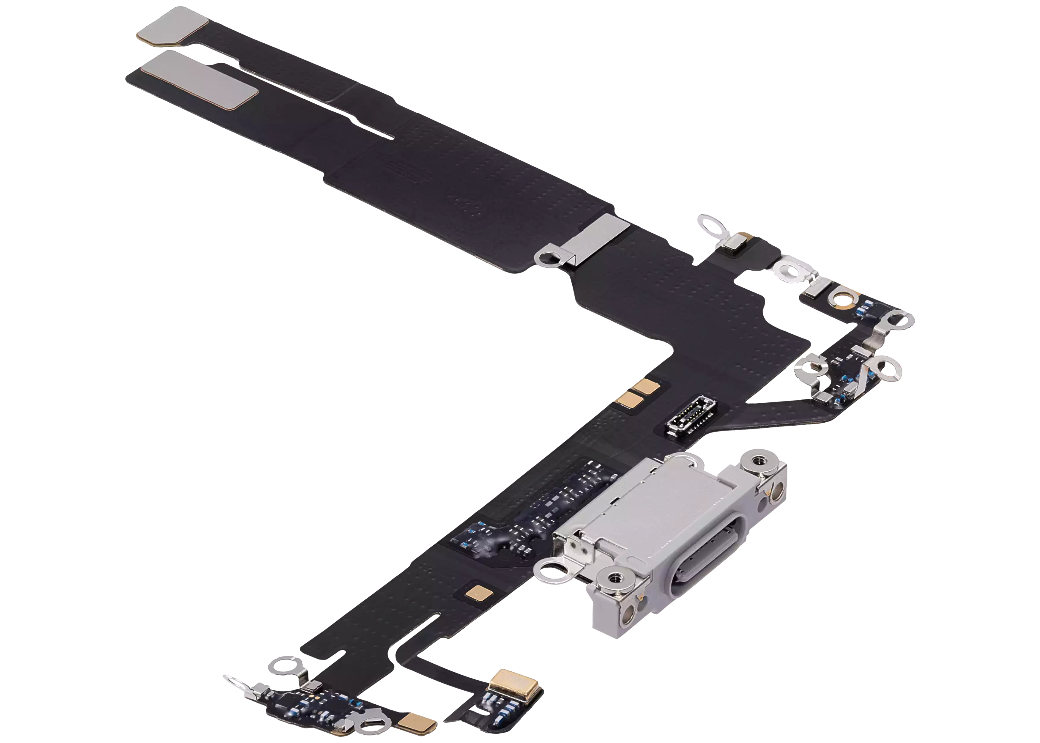 Charging Port Flex Cable Compatible For iPhone 16 (Premium) (White)