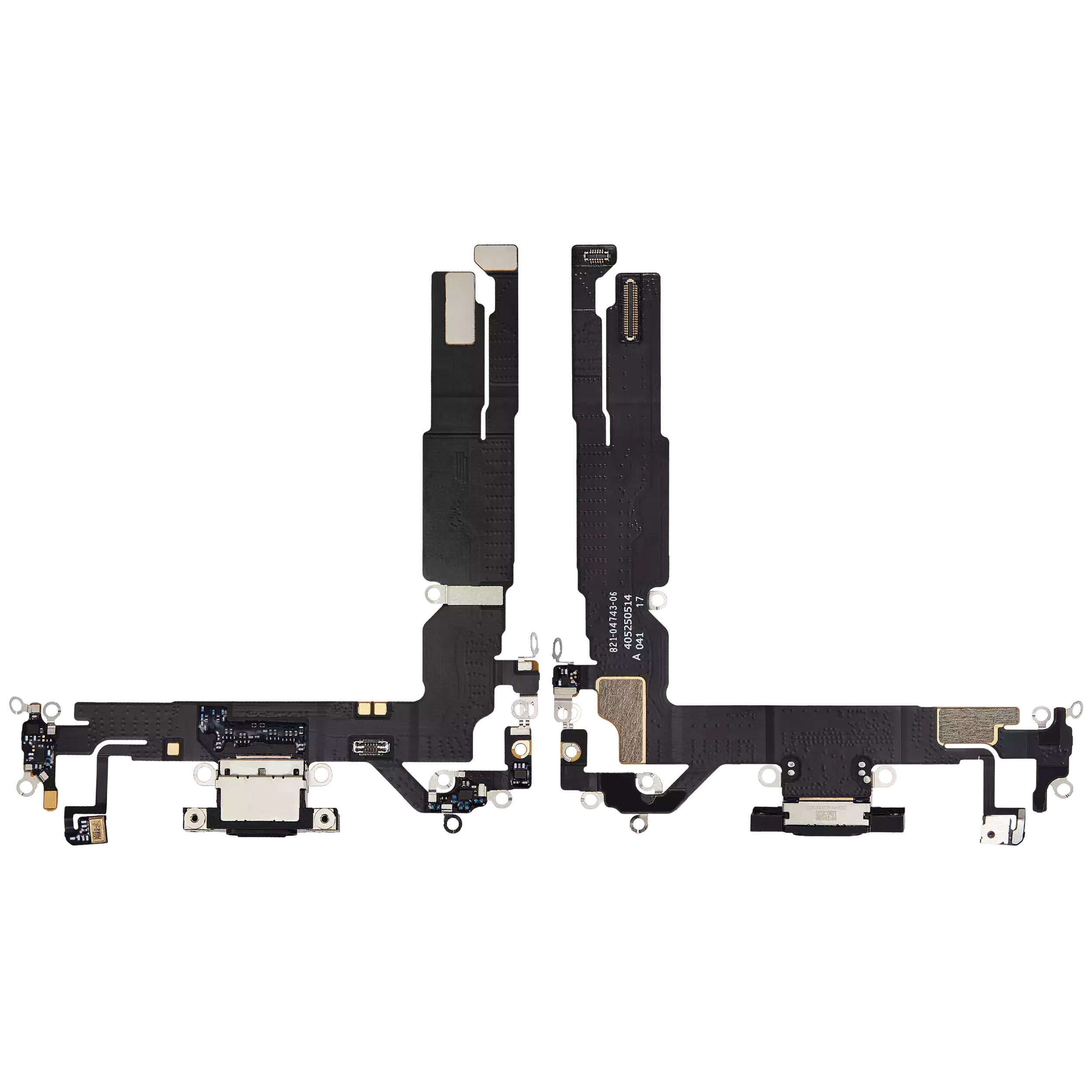 Charging Port Flex Cable Compatible For iPhone 16 (Premium) (Black)