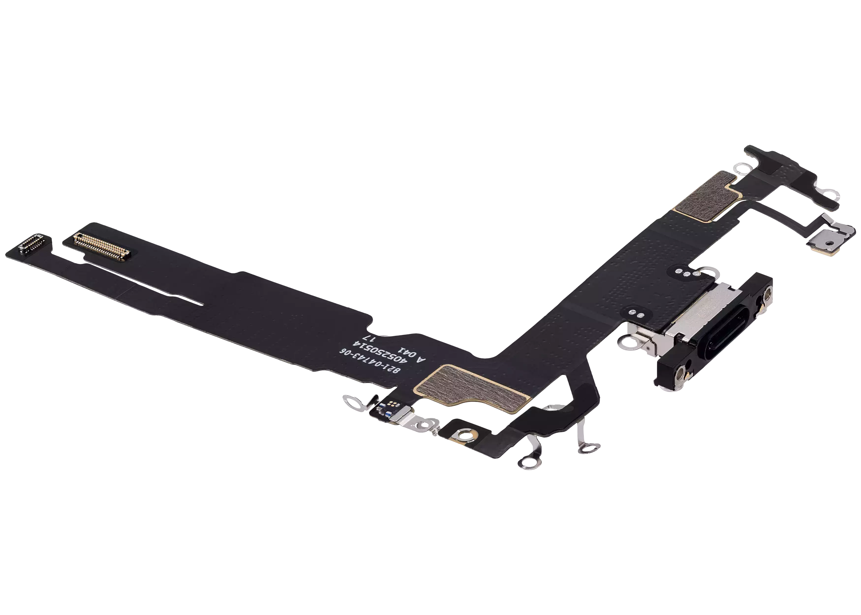 Charging Port Flex Cable Compatible For iPhone 16 (Premium) (Black)