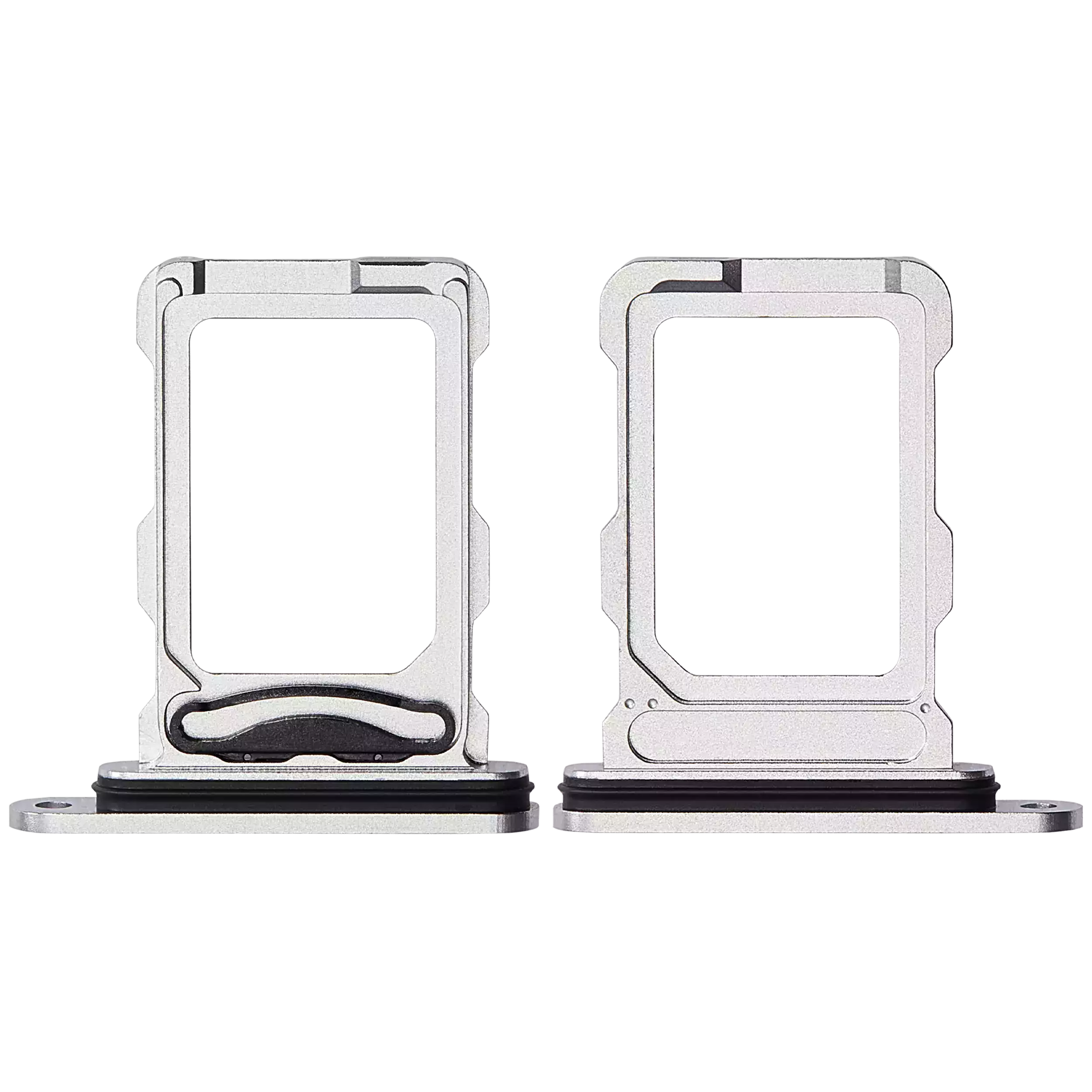 Dual Sim Card Tray Compatible For iPhone 16 Pro / 16 Pro Max (White Titanium)