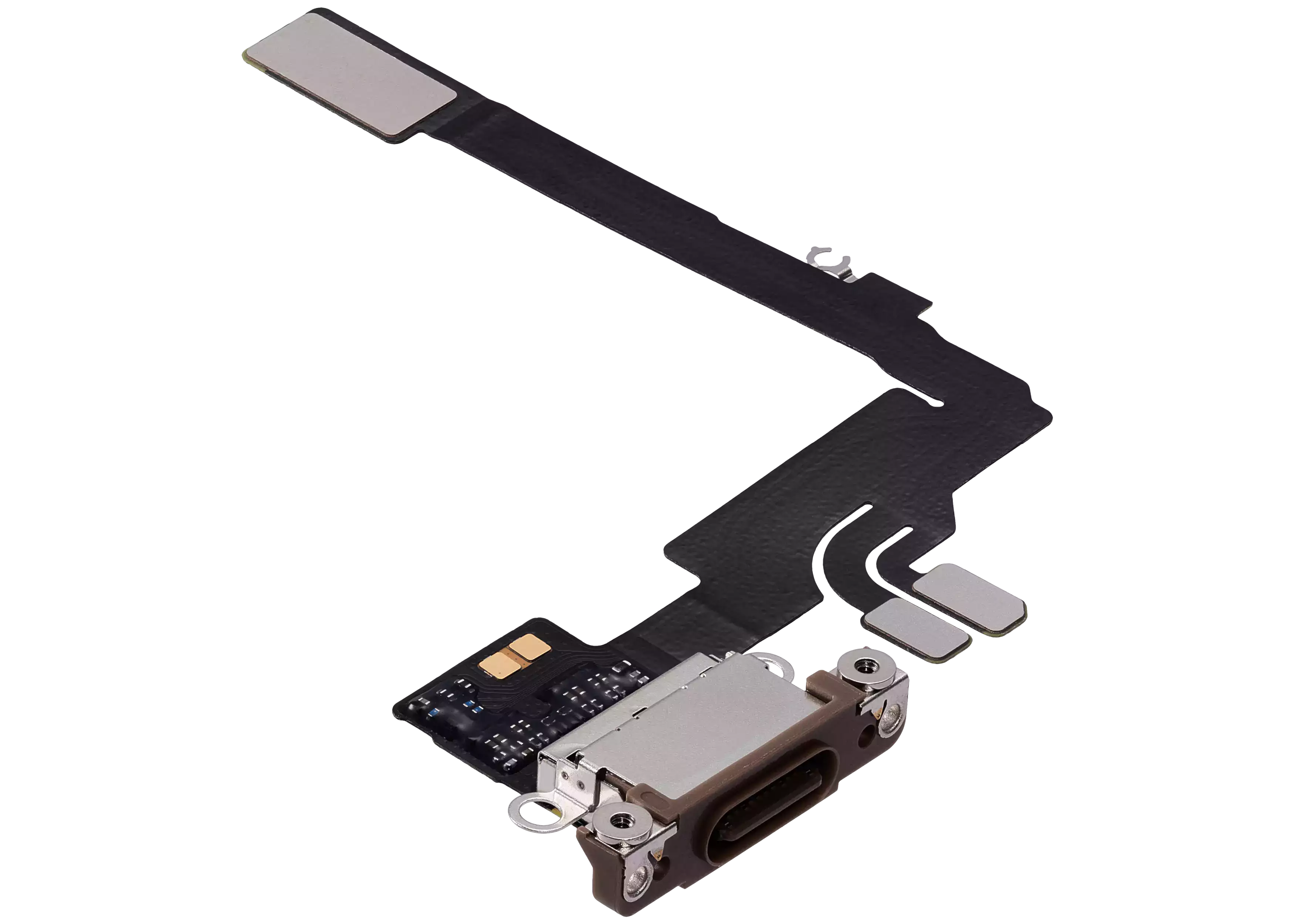 Charging Port Flex Cable Compatible For iPhone 16 Pro (Premium) (Desert Titanium)