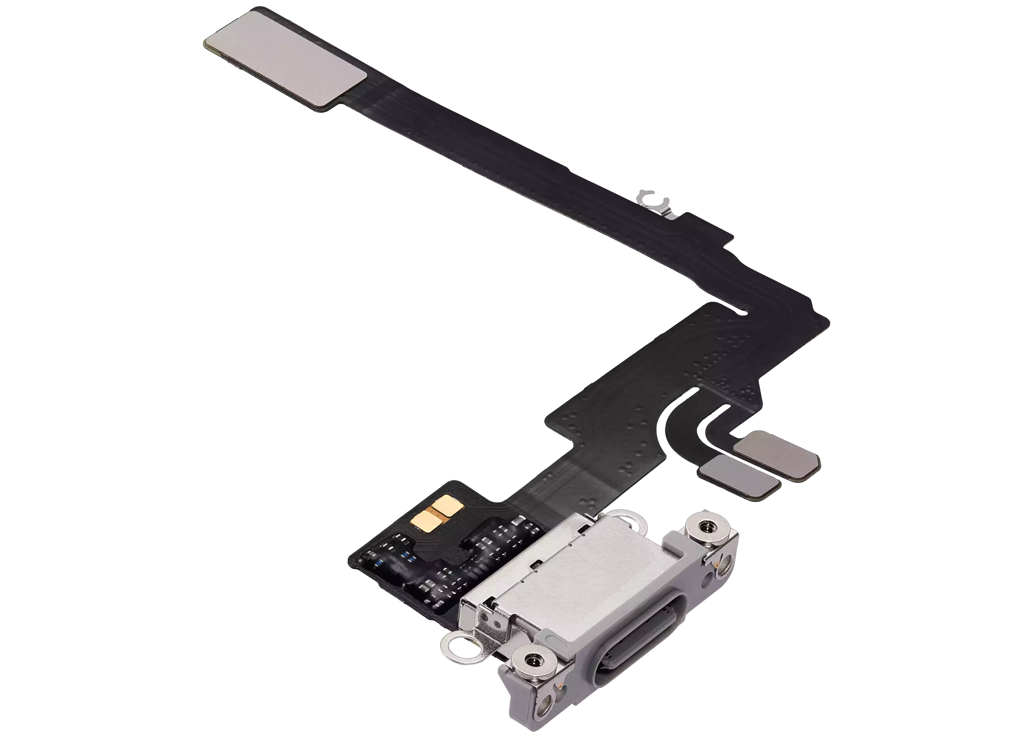 Charging Port Flex Cable Compatible For iPhone 16 Pro (Premium) (White Titanium)