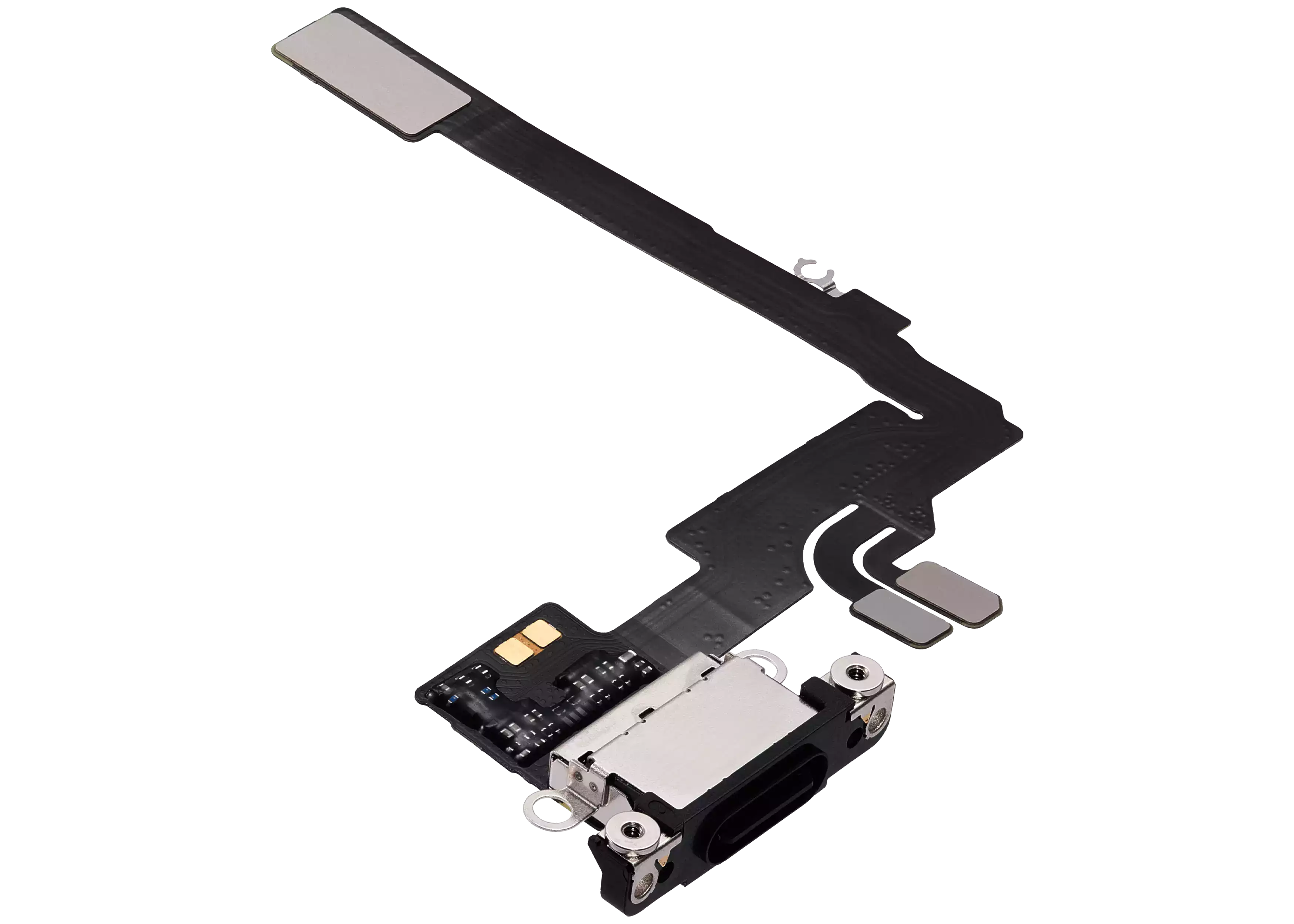 Charging Port Flex Cable Compatible For iPhone 16 Pro (Premium) (Black Titanium)