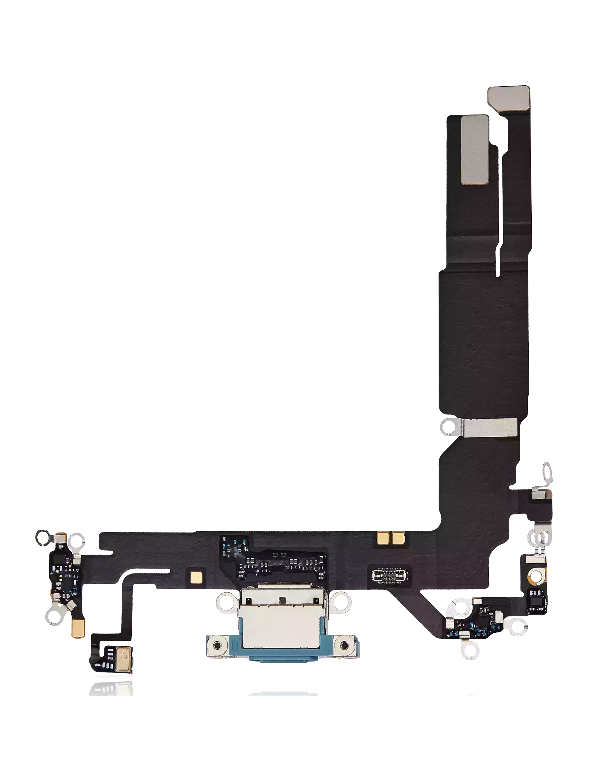 Charging Port Flex Cable Compatible For iPhone 16 (Premium) (Teal)