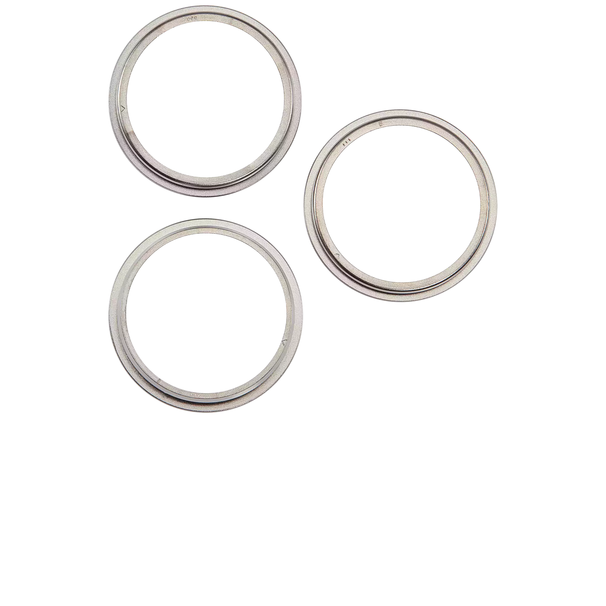 Back Camera Bezel Ring Only Compatible For iPhone 16 Pro / 16 Pro Max (Natural Titanium) (3 Piece Set)