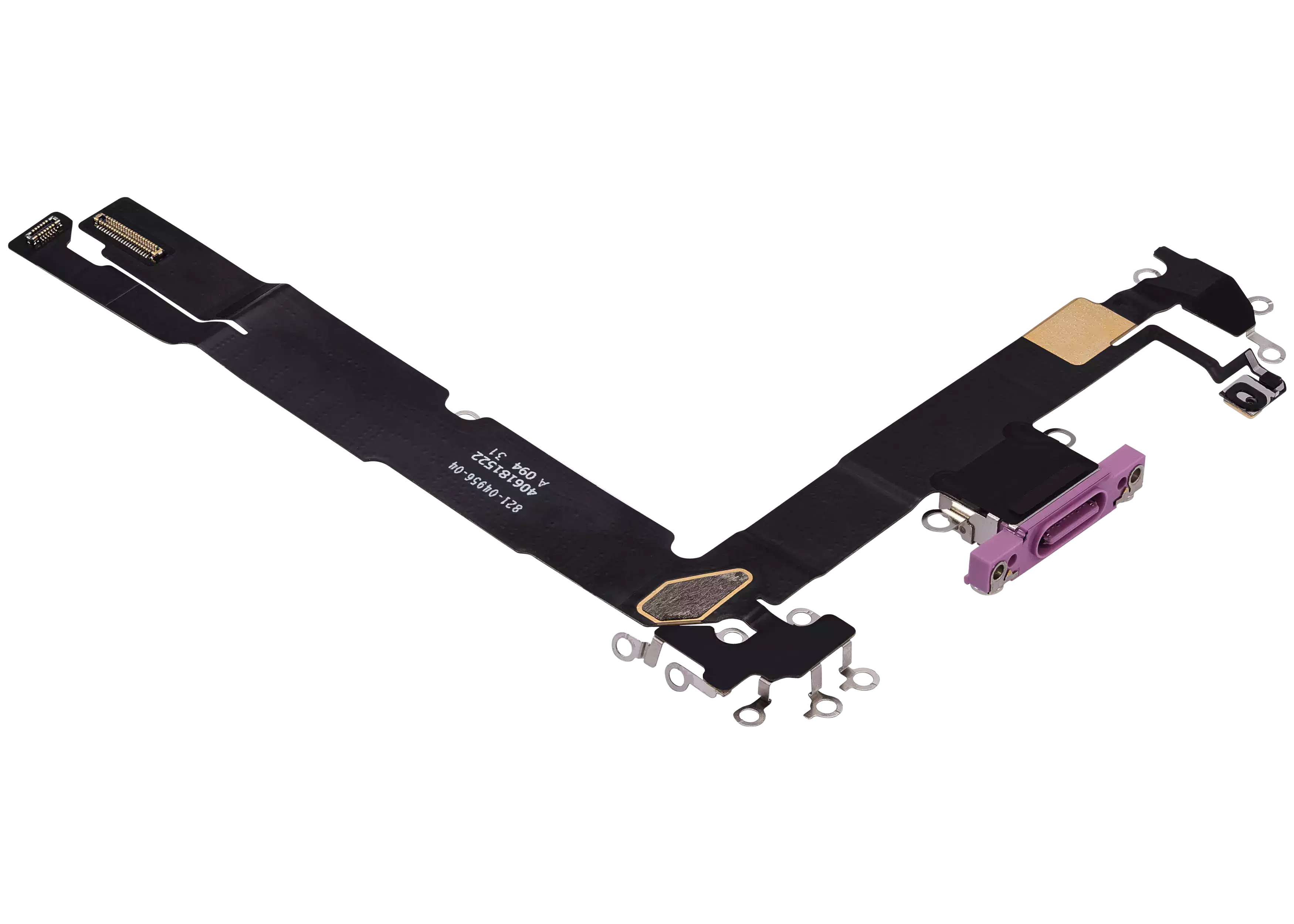 Charging Port Flex Cable Compatible For iPhone 16 Plus (Premium) (Pink)