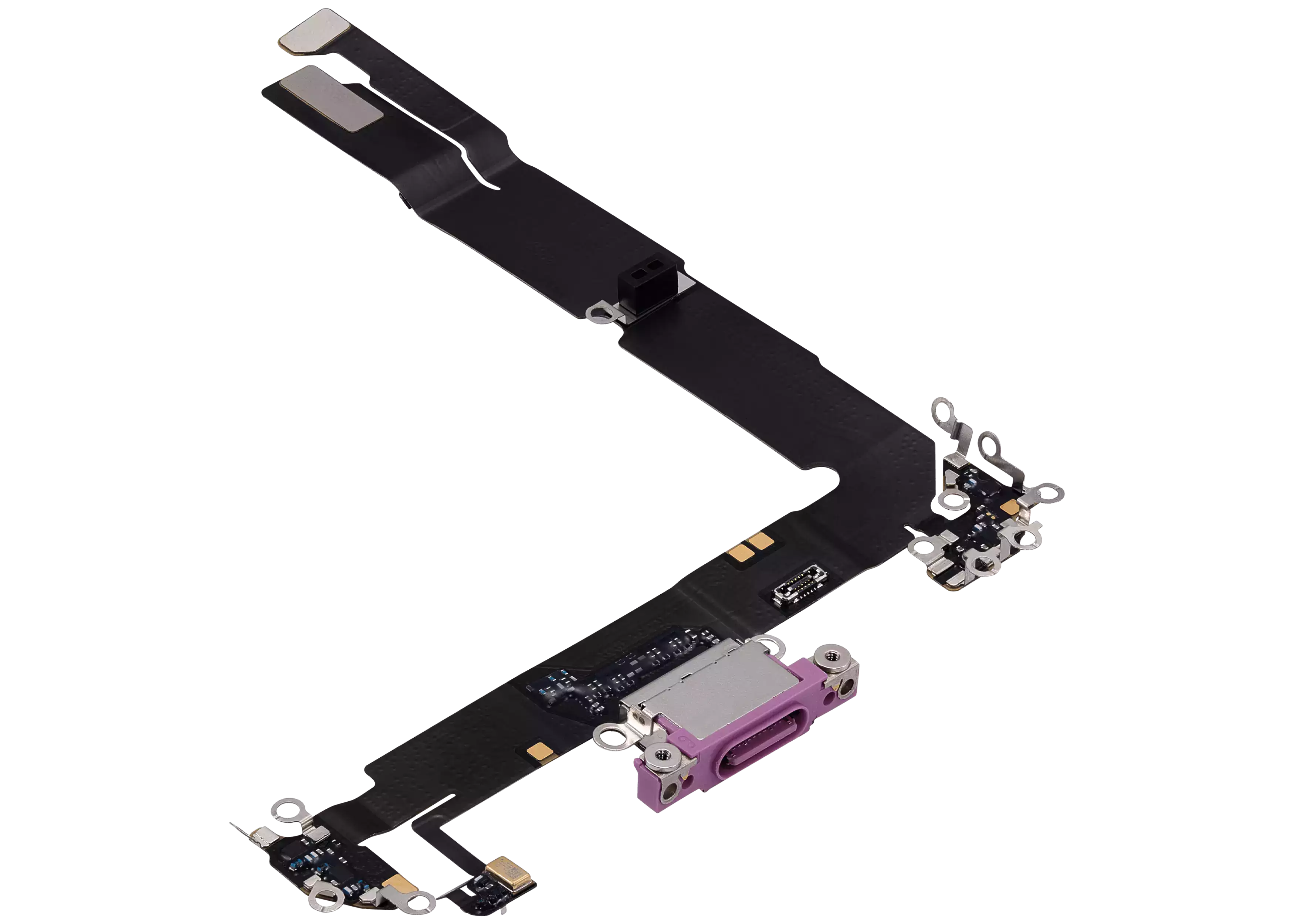 Charging Port Flex Cable Compatible For iPhone 16 Plus (Premium) (Pink)