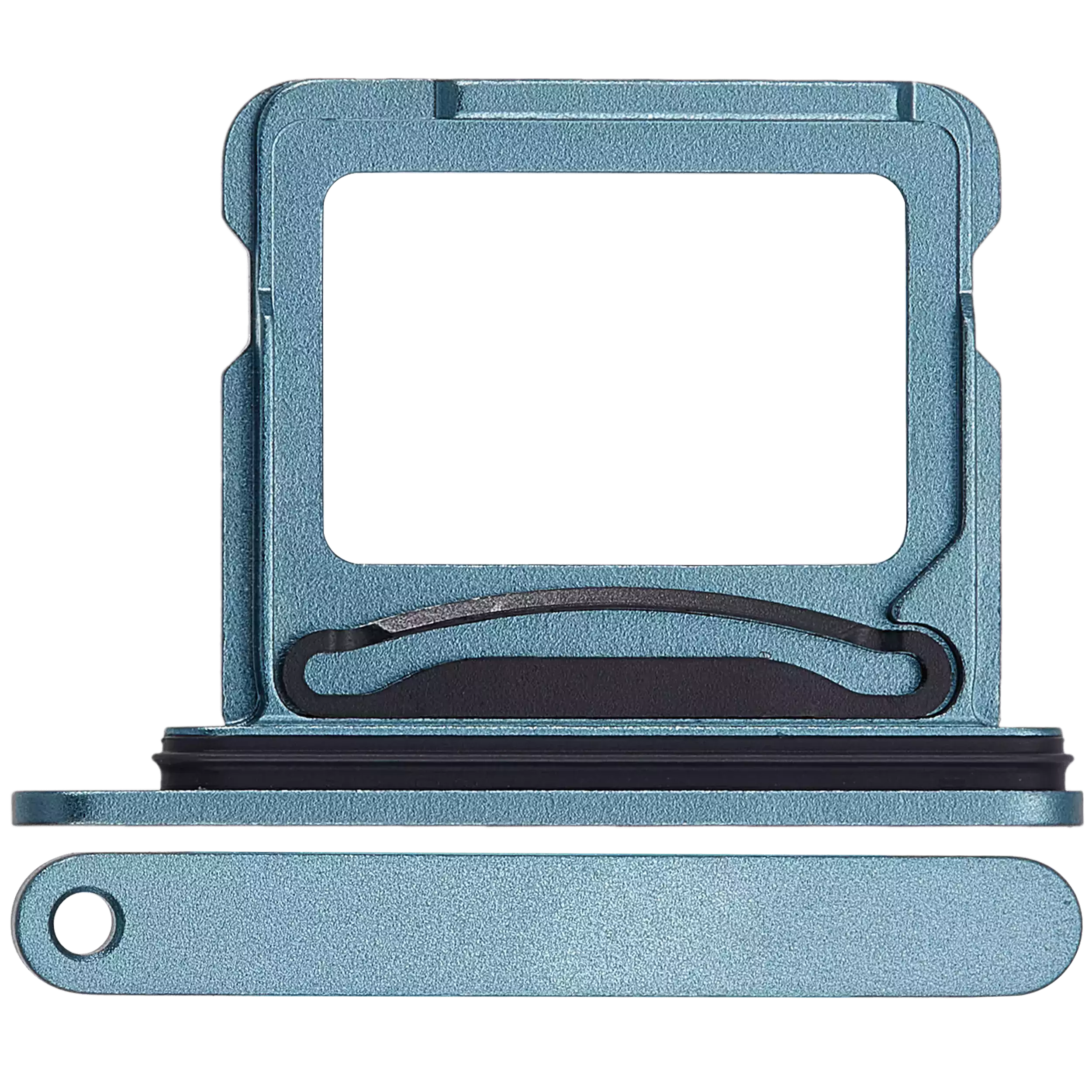 Dual Sim Card Tray Compatible For iPhone 16 / 16 Plus (Teal)