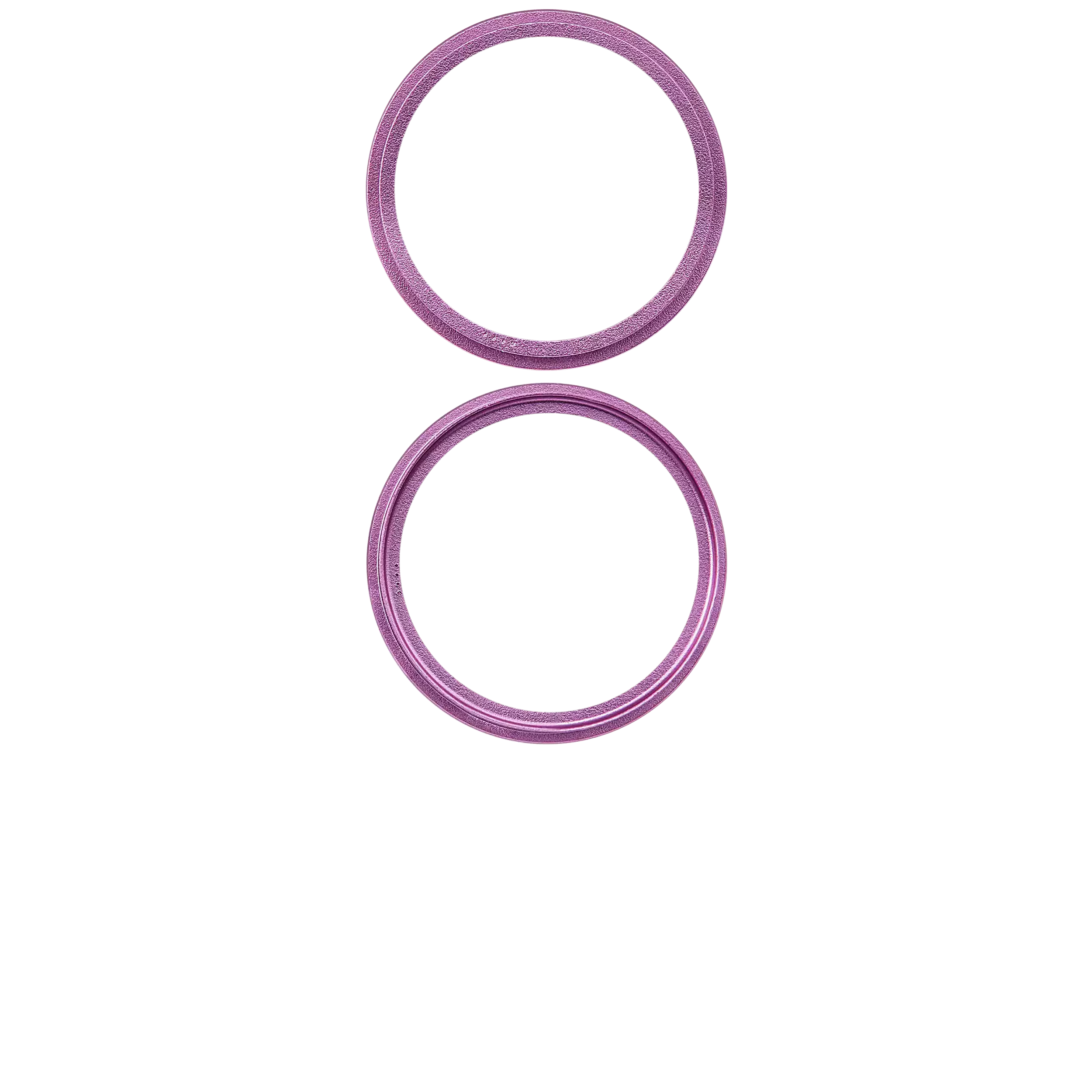 Back Camera Bezel Ring Only Compatible For iPhone 16 / 16 Plus (Pink) (2 Piece Set)