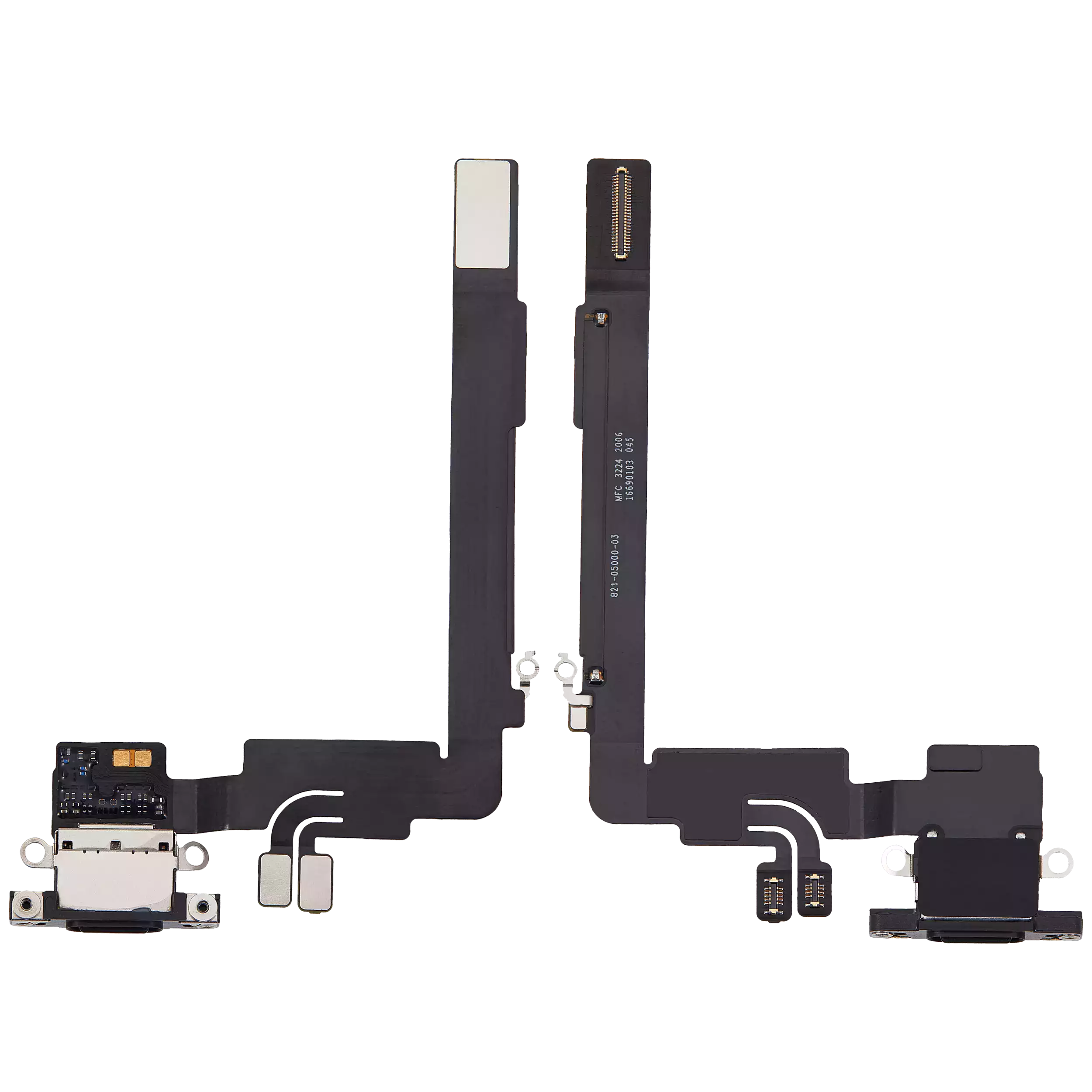 Charging Port Flex Cable Compatible For iPhone 16 Pro Max (Premium) (Black Titanium)