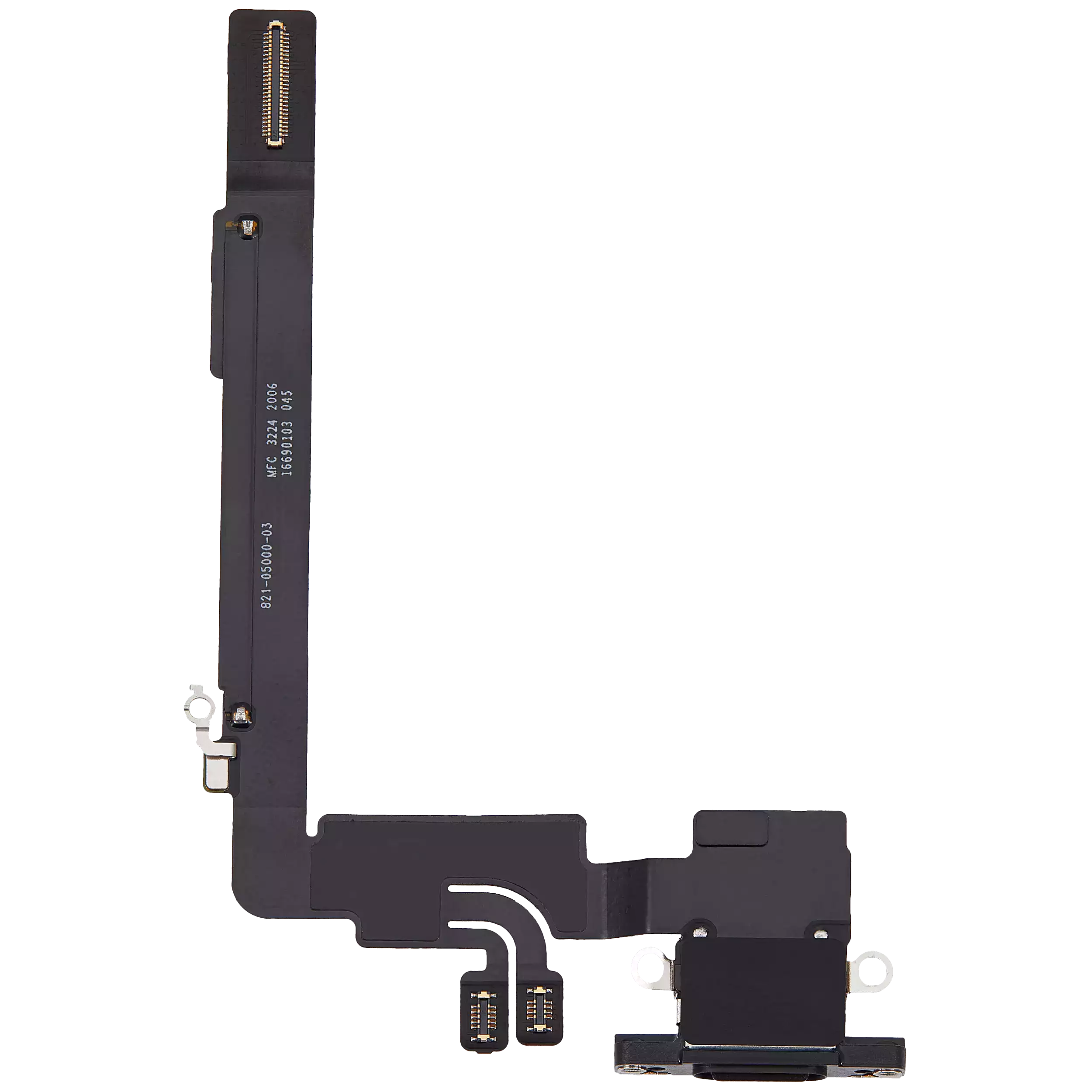 Charging Port Flex Cable Compatible For iPhone 16 Pro Max (Premium) (Black Titanium)