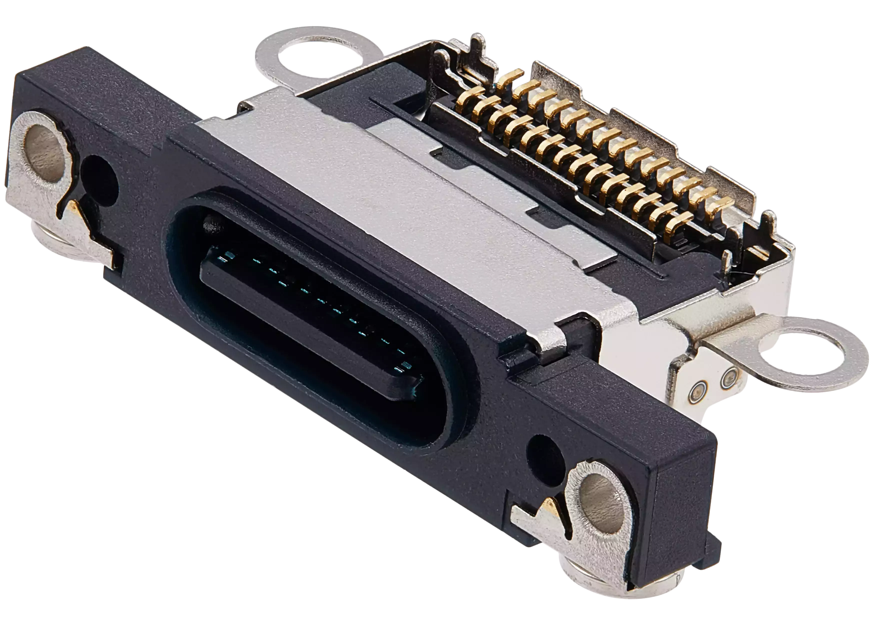 Charging Port Only Compatible For iPhone 16 / 16 Plus (Black) (10 Pack)