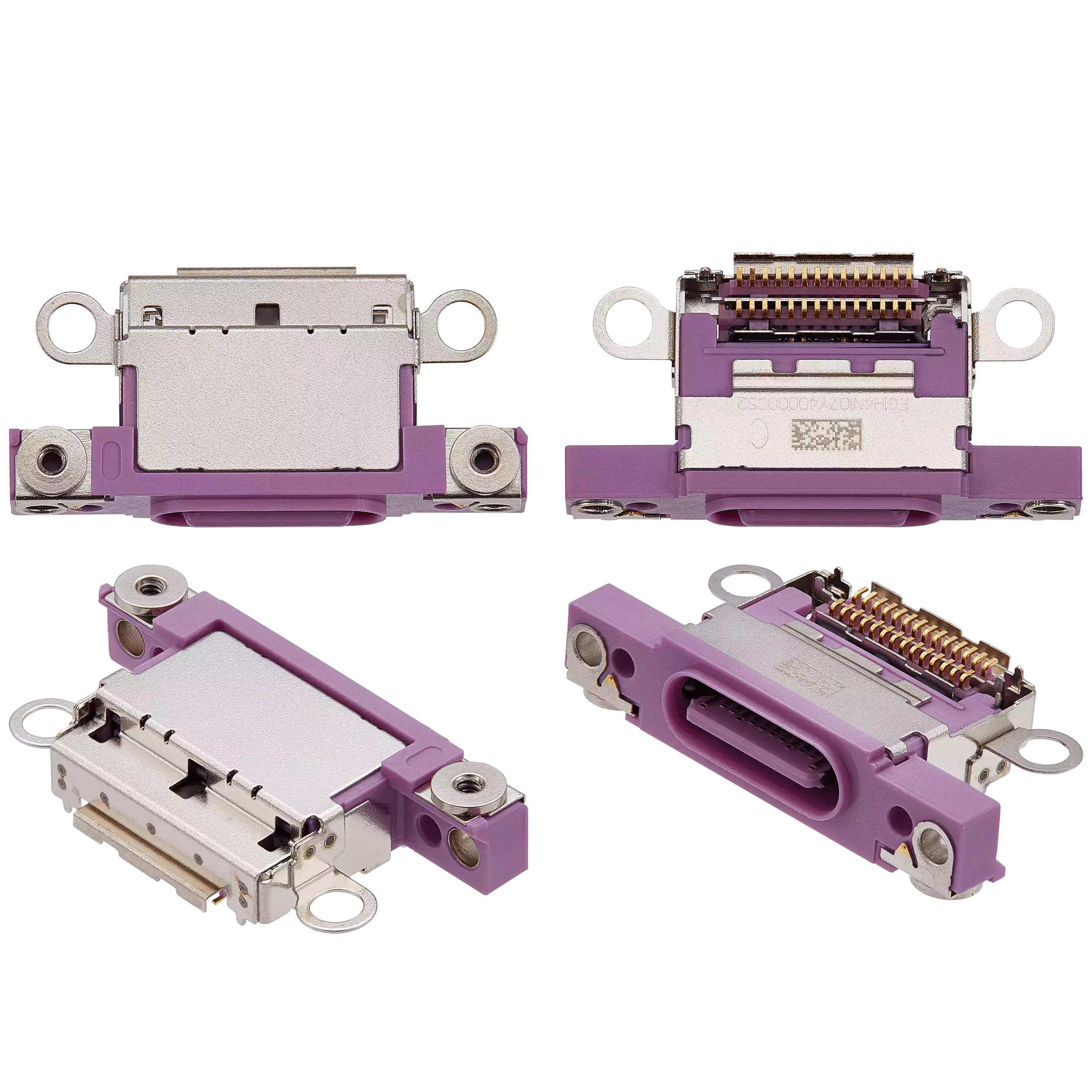 Charging Port Only Compatible For iPhone 16 / 16 Plus (Pink) (10 Pack)