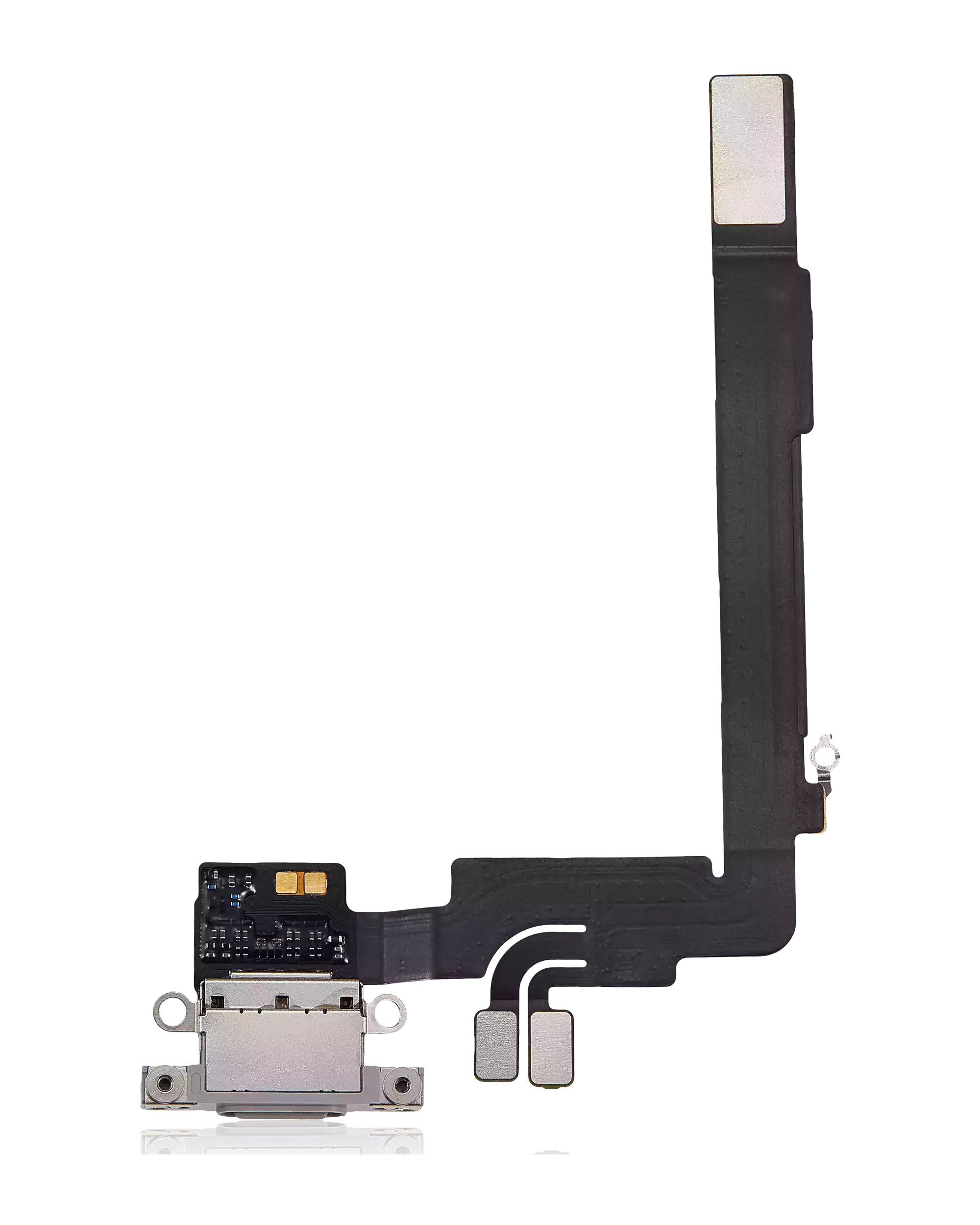 Charging Port Flex Cable Compatible For iPhone 16 Pro Max (Premium) (White Titanium)