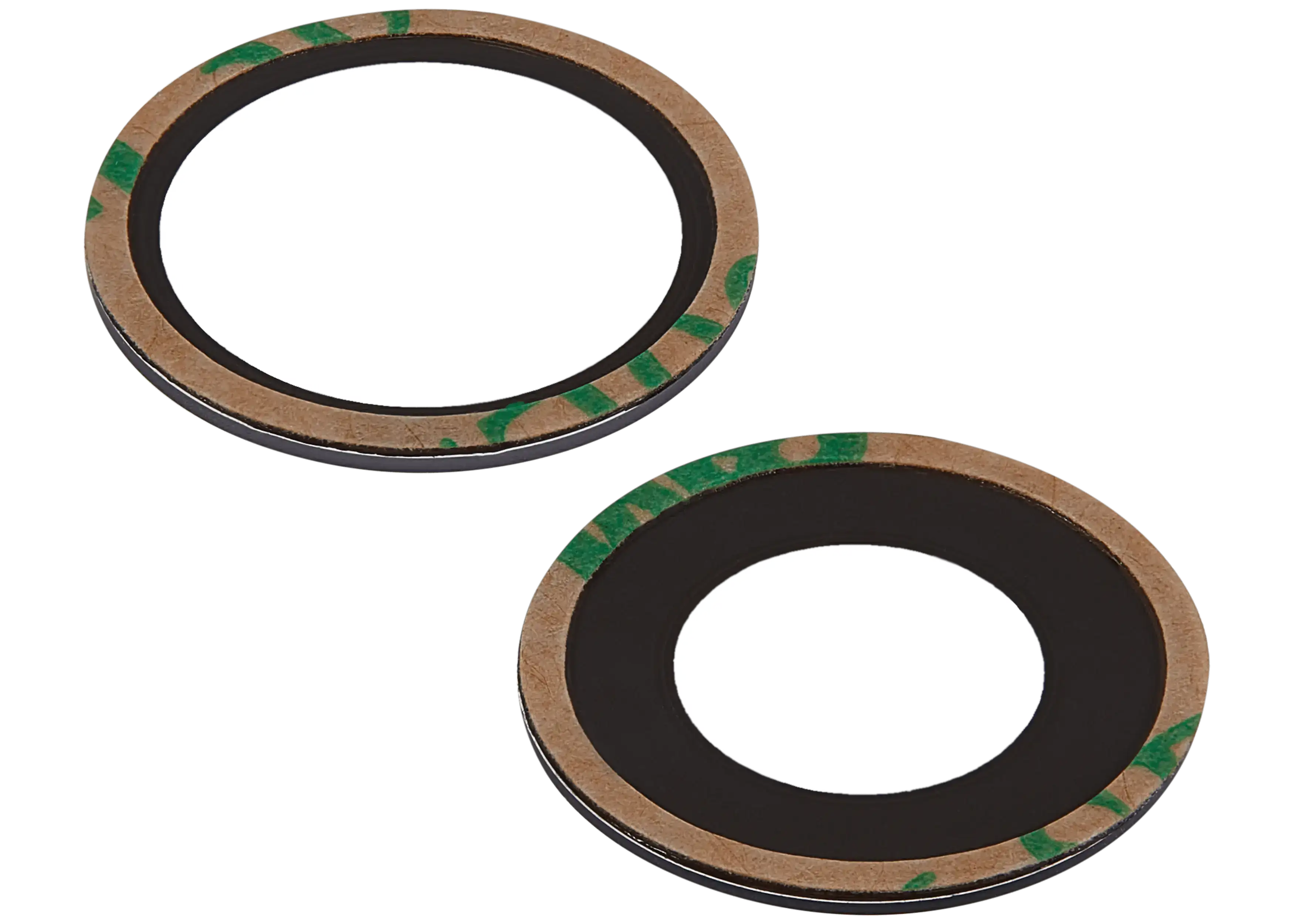 Back Camera Lens (Glass Only) With Adhesive Compatible For iPhone 16 / 16 Plus (2 Piece Set) (Real Sapphire) (Premium) (10 Pack)