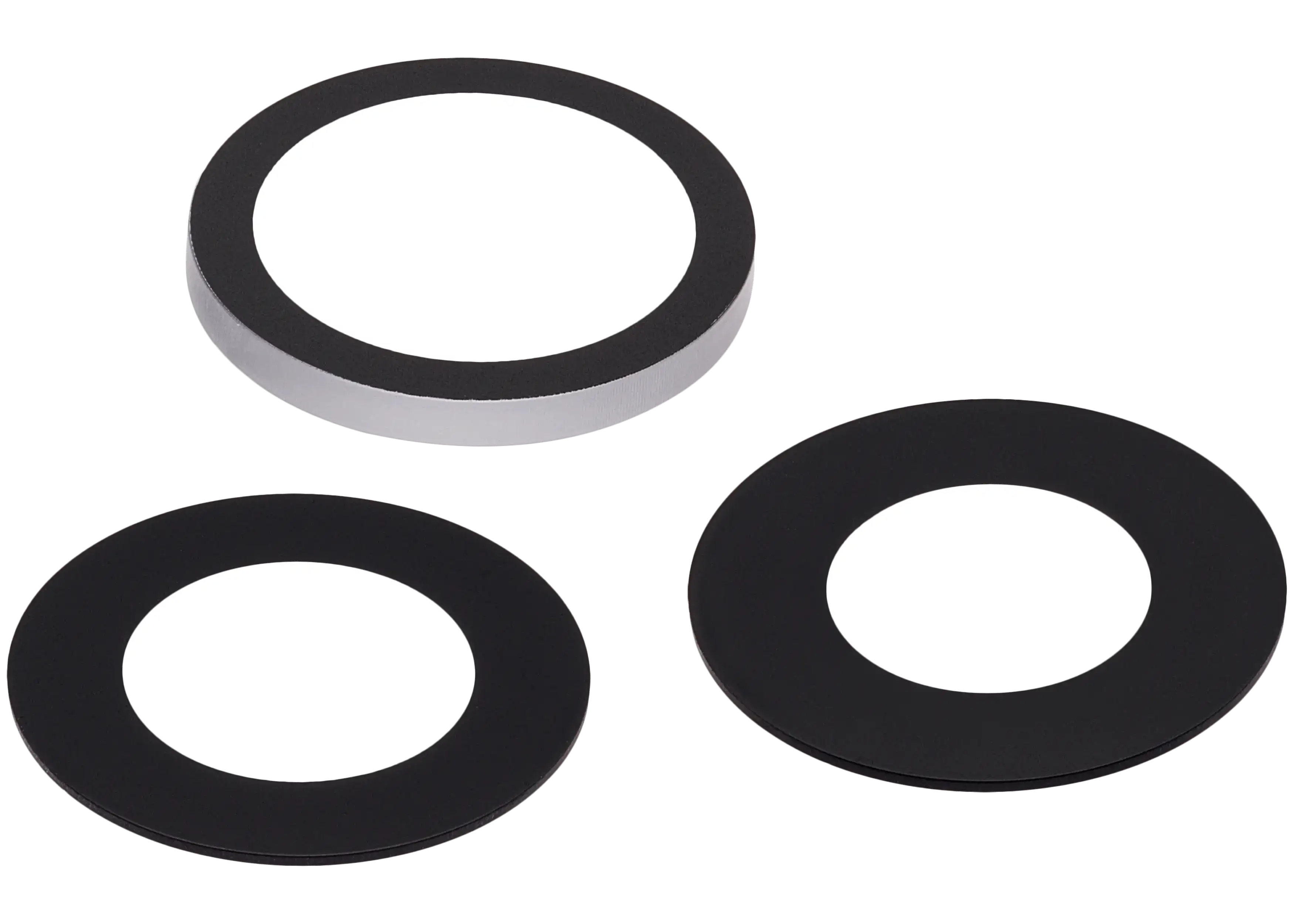 Back Camera Lens (Glass Only) With Adhesive Compatible For iPhone 16 Pro / 16 Pro Max (3 Piece Set) (Real Sapphire) (Premium) (10 Pack)