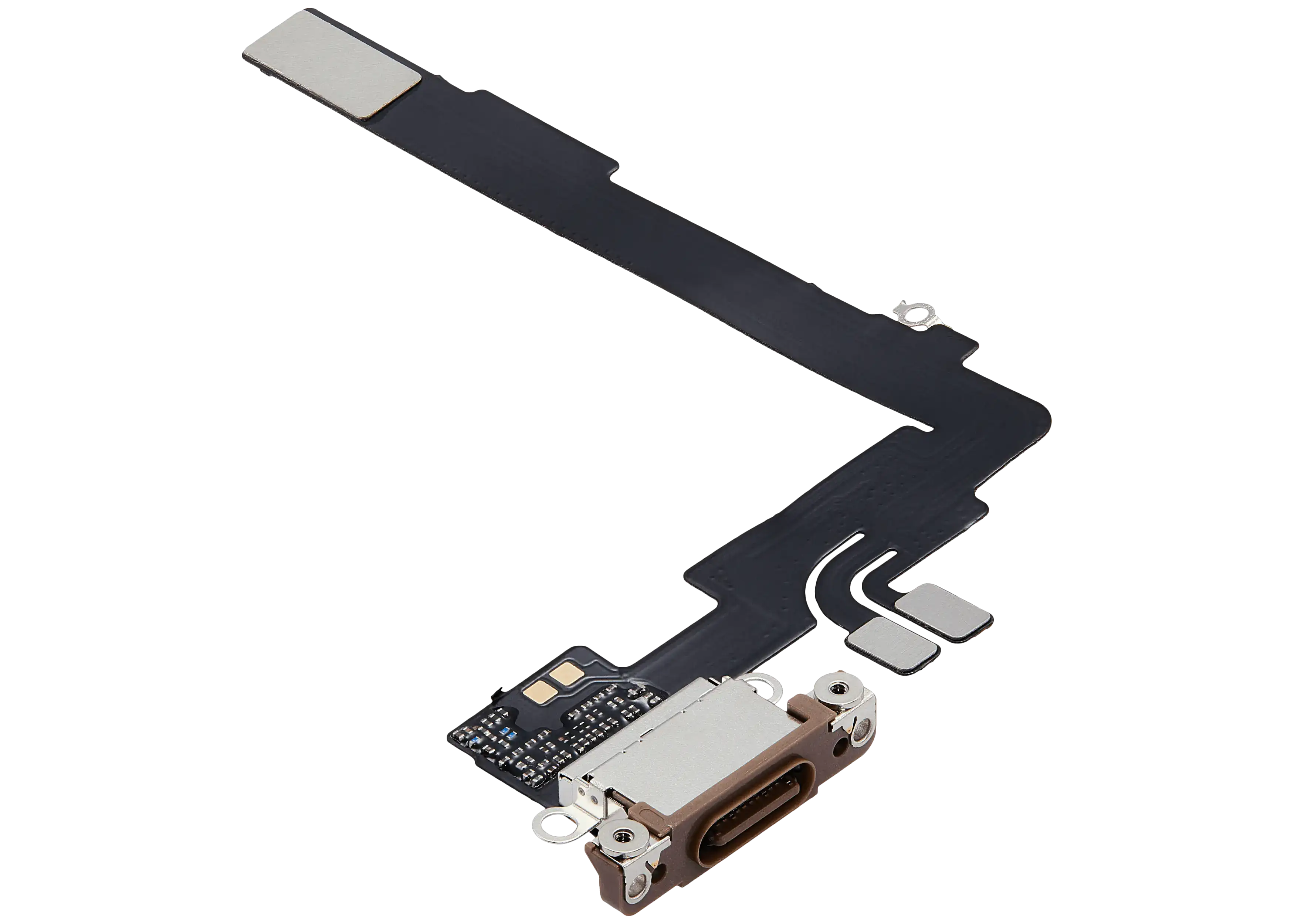 Charging Port Flex Cable Compatible For iPhone 16 Pro Max (Aftermarket Plus) (Desert Titanium)