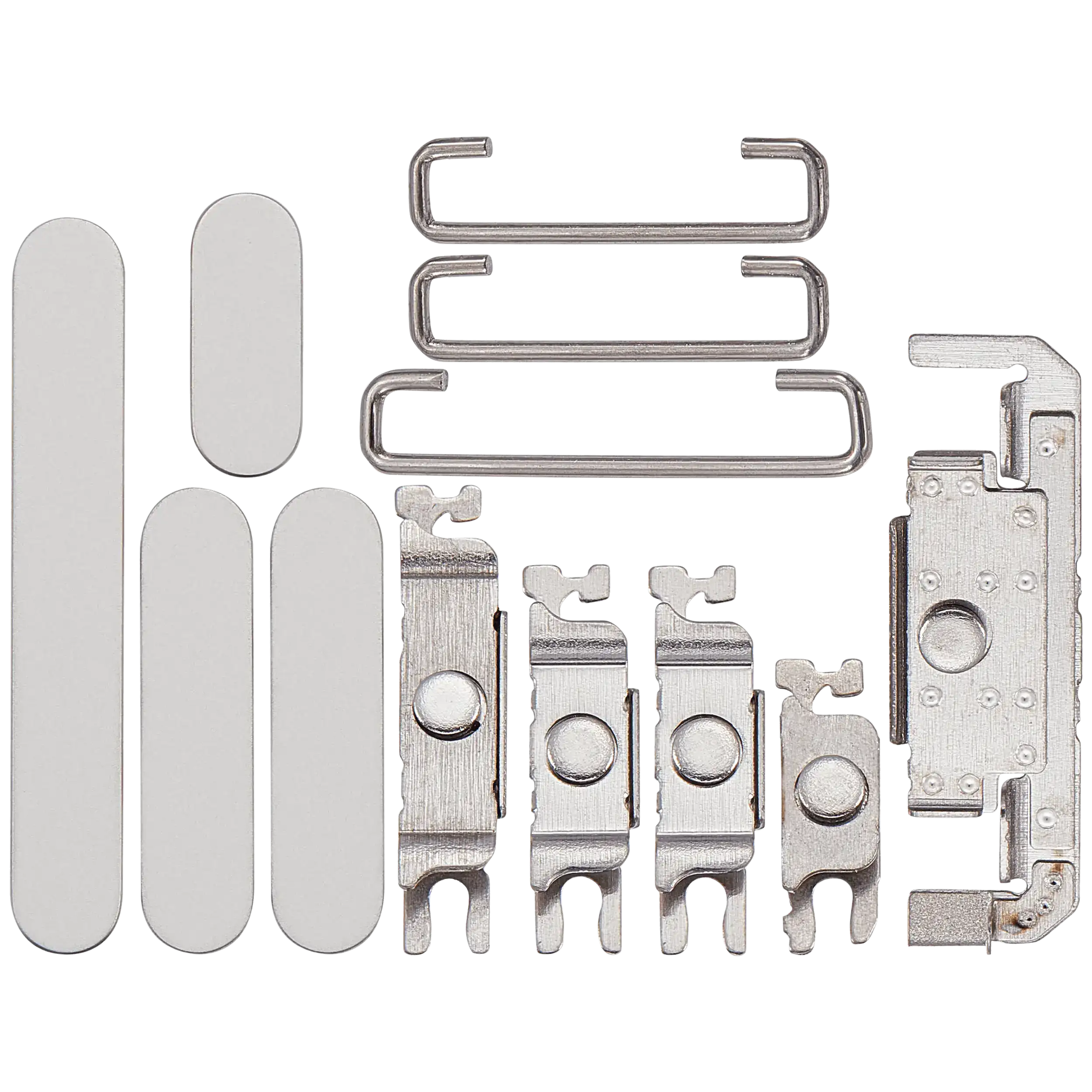 Hard Buttons (Power / Volume / Switch) Compatible For iPhone 16 Pro / 16 Pro Max (White Titanium)