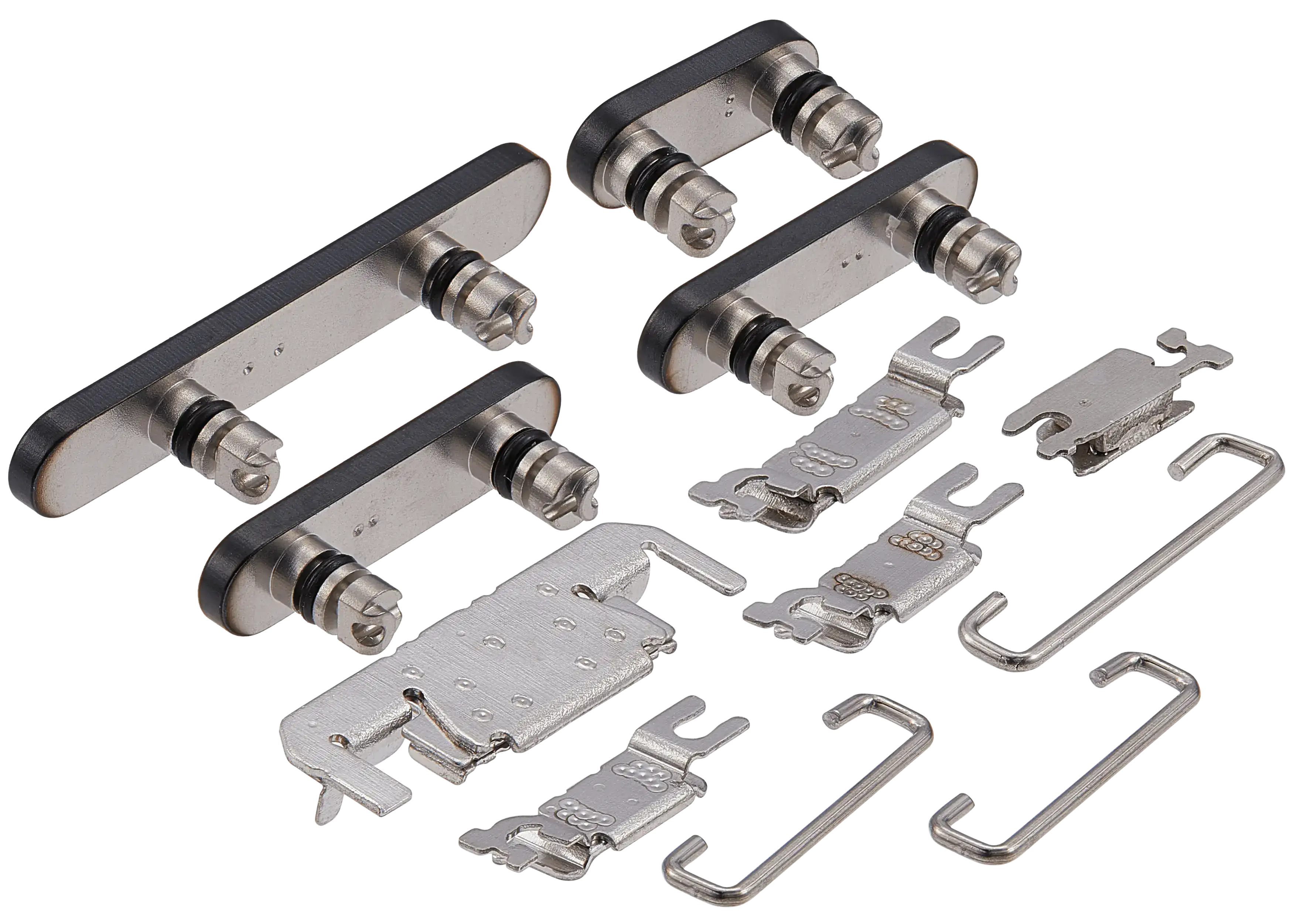 Hard Buttons (Power / Volume / Switch) Compatible For iPhone 16 Pro / 16 Pro Max (Black Titanium)