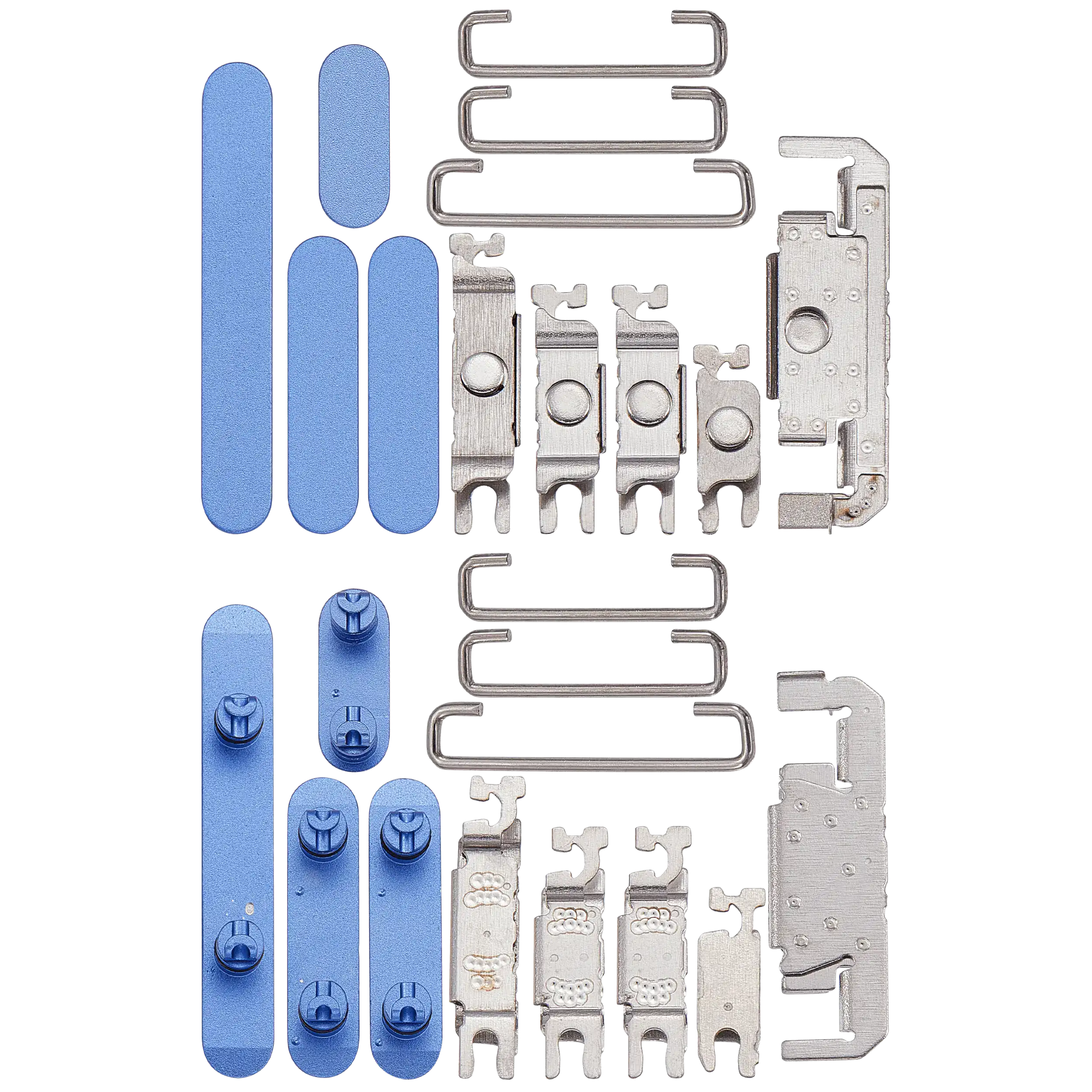 Hard Buttons (Power / Volume / Switch) Compatible For iPhone 16 / 16 Plus (Ultramarine)