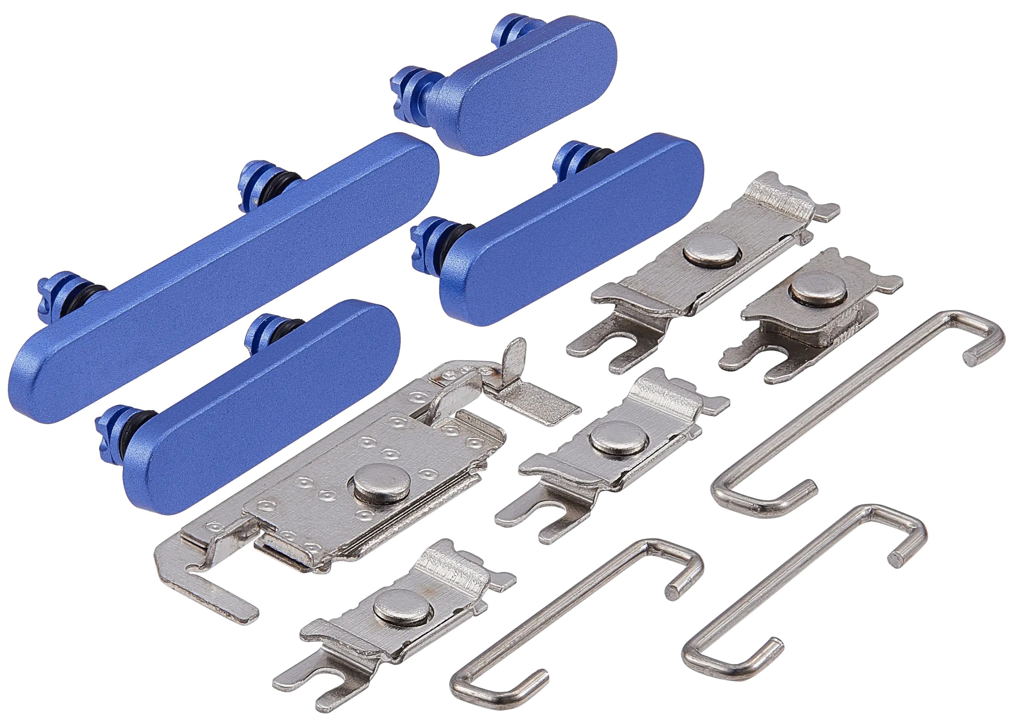 Hard Buttons (Power / Volume / Switch) Compatible For iPhone 16 / 16 Plus (Ultramarine)