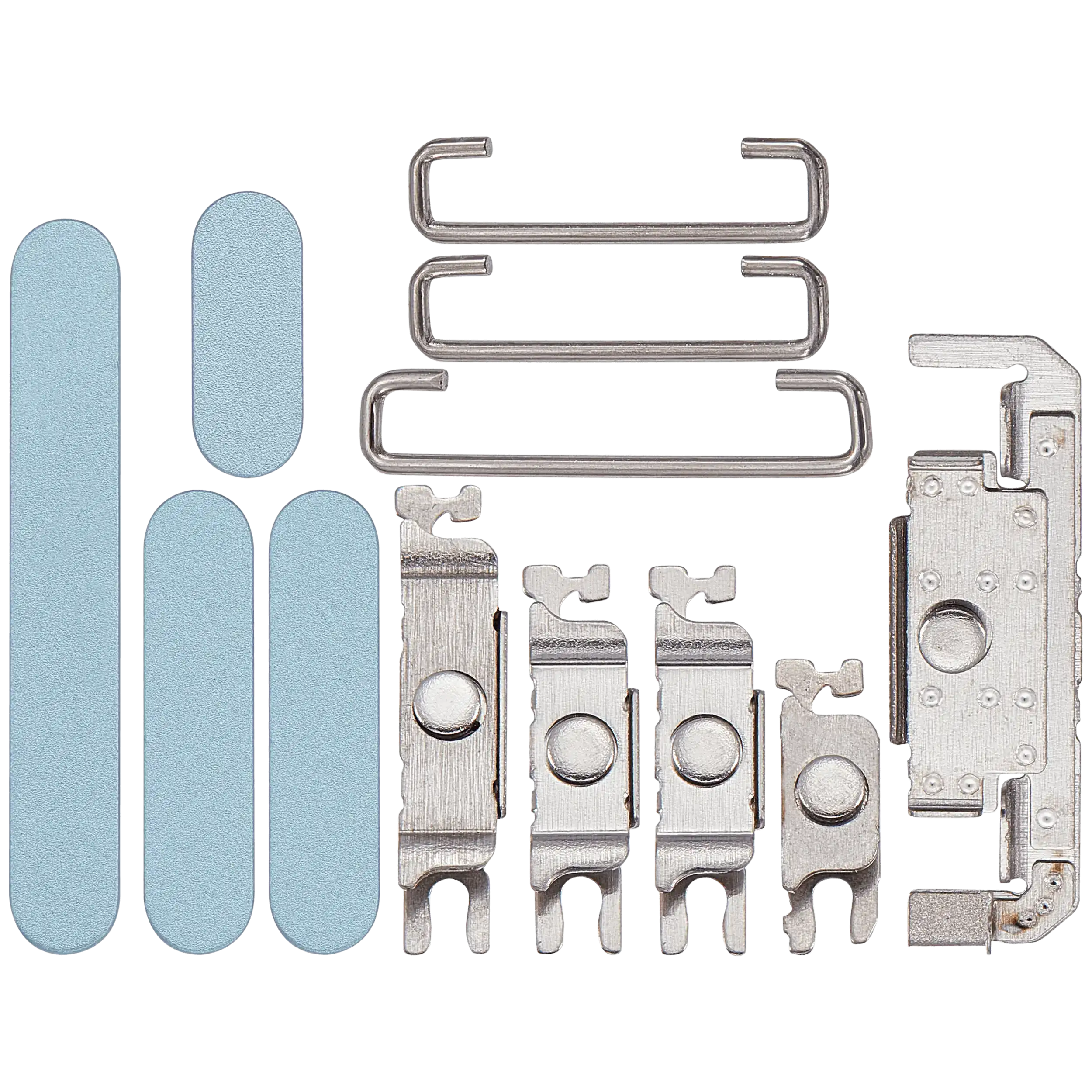 Hard Buttons (Power / Volume / Switch) Compatible For iPhone 16 / 16 Plus (Teal)