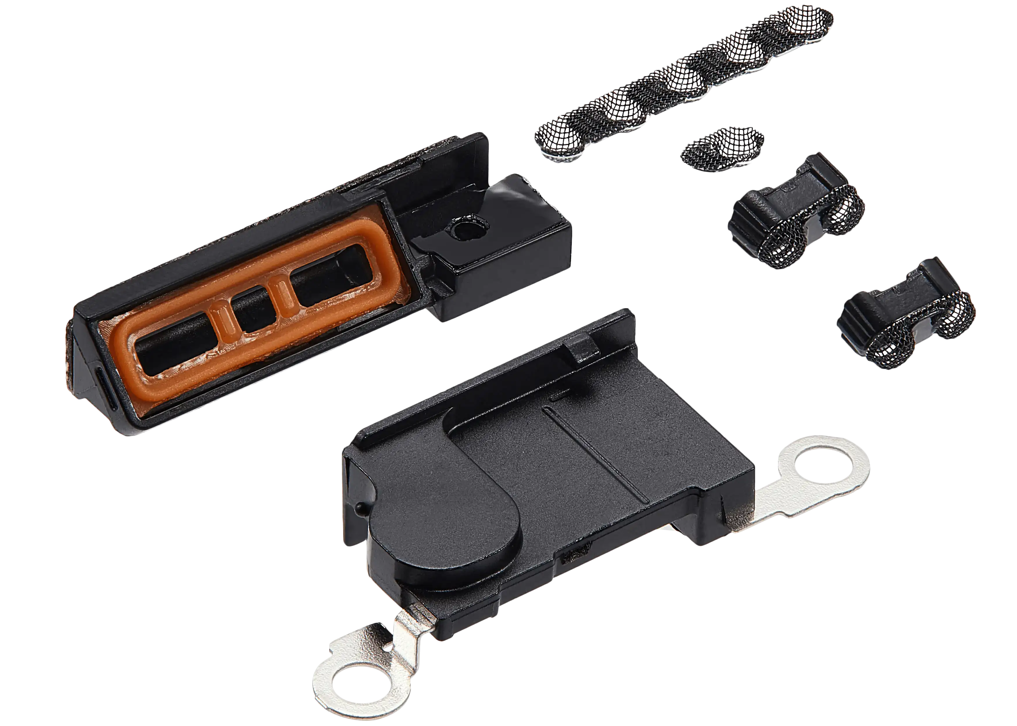 Loudspeaker / Mic Mesh Compatible For iPhone 16 Pro Max (Natural Titanium) (10 Pack)