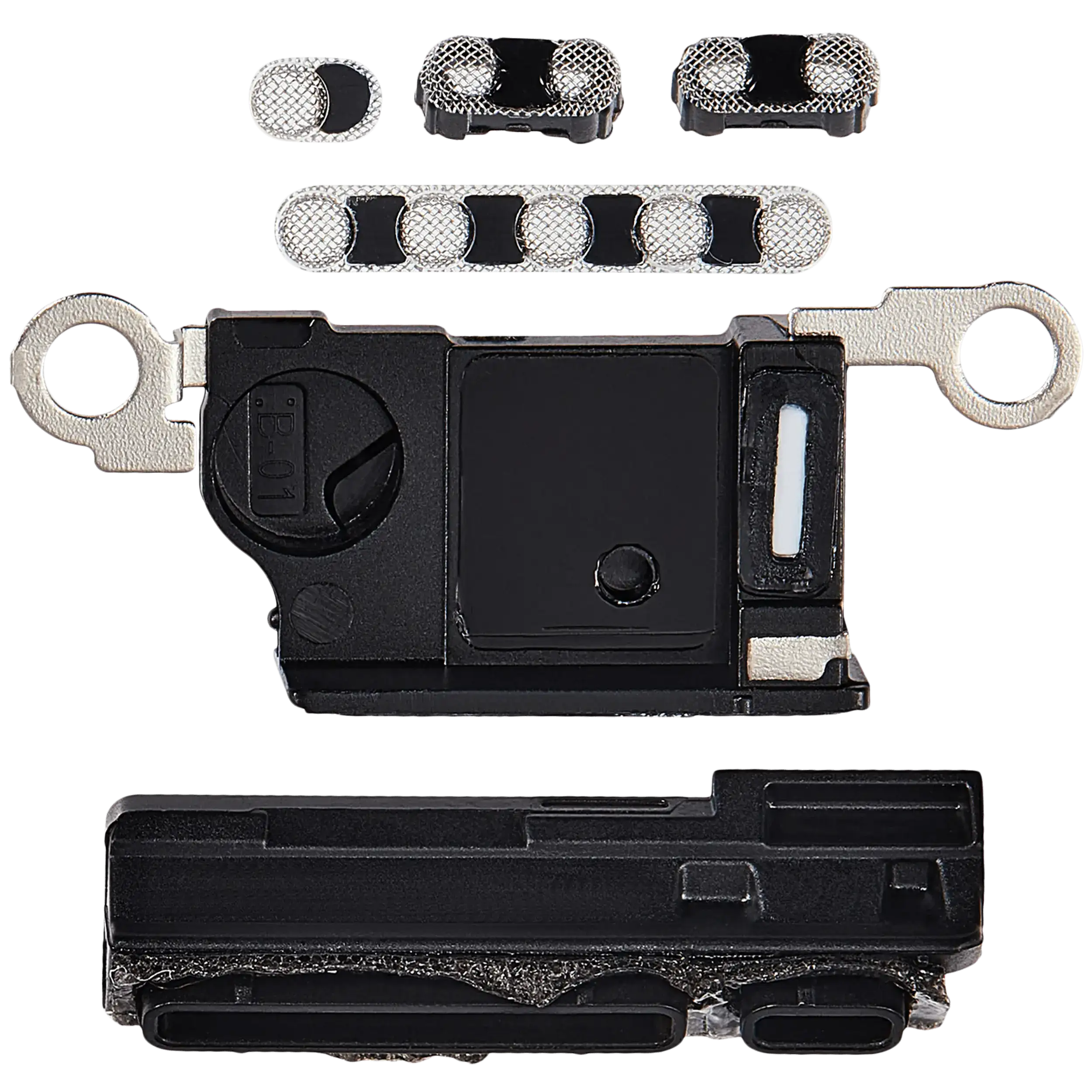 Loudspeaker / Mic Mesh Compatible For iPhone 16 Pro Max (White Titanium) (10 Pack)