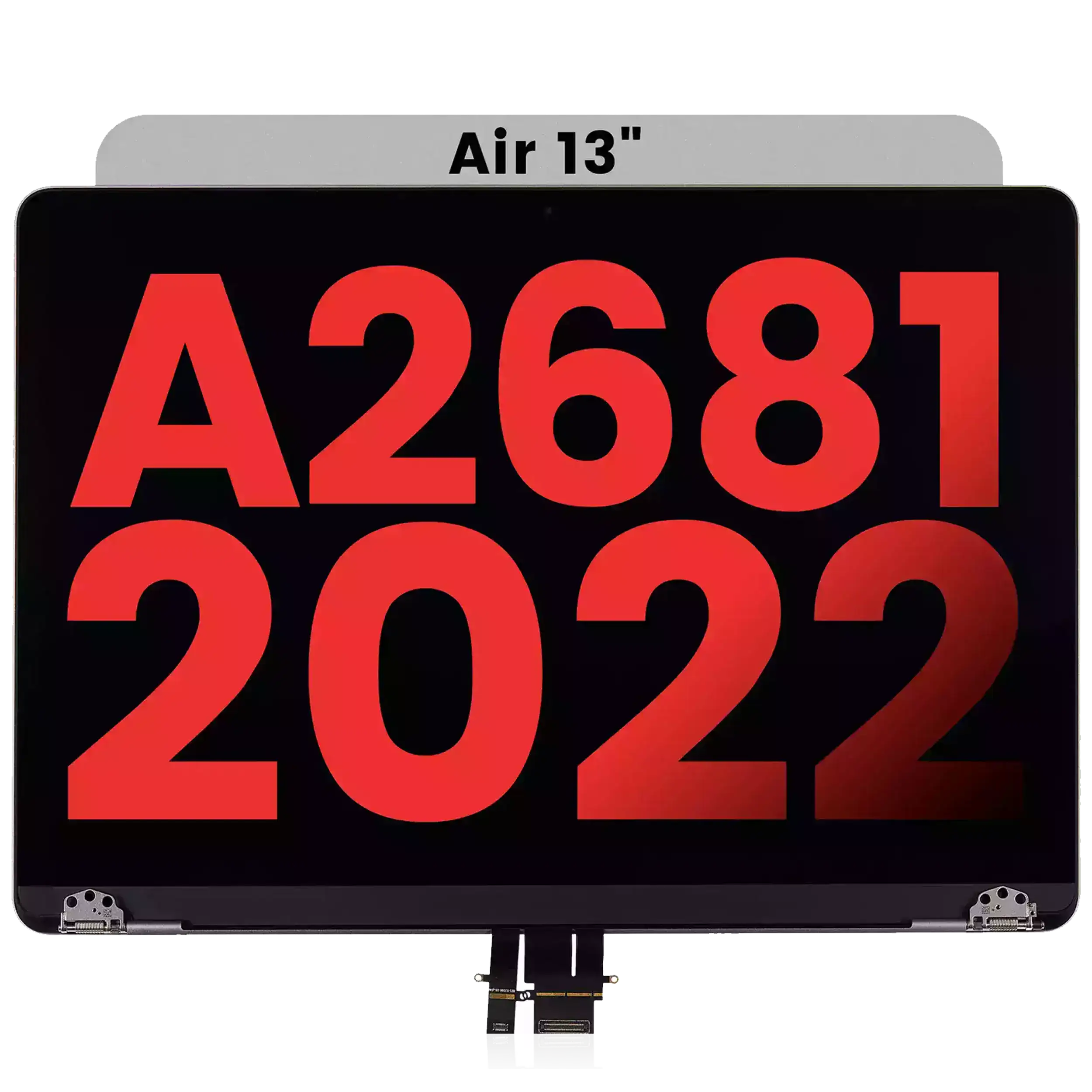 Complete LCD Display Assembly Compatible For MacBook Air 13" (A2681 / Mid 2022) (Aftermarket Plus) (Space Gray)