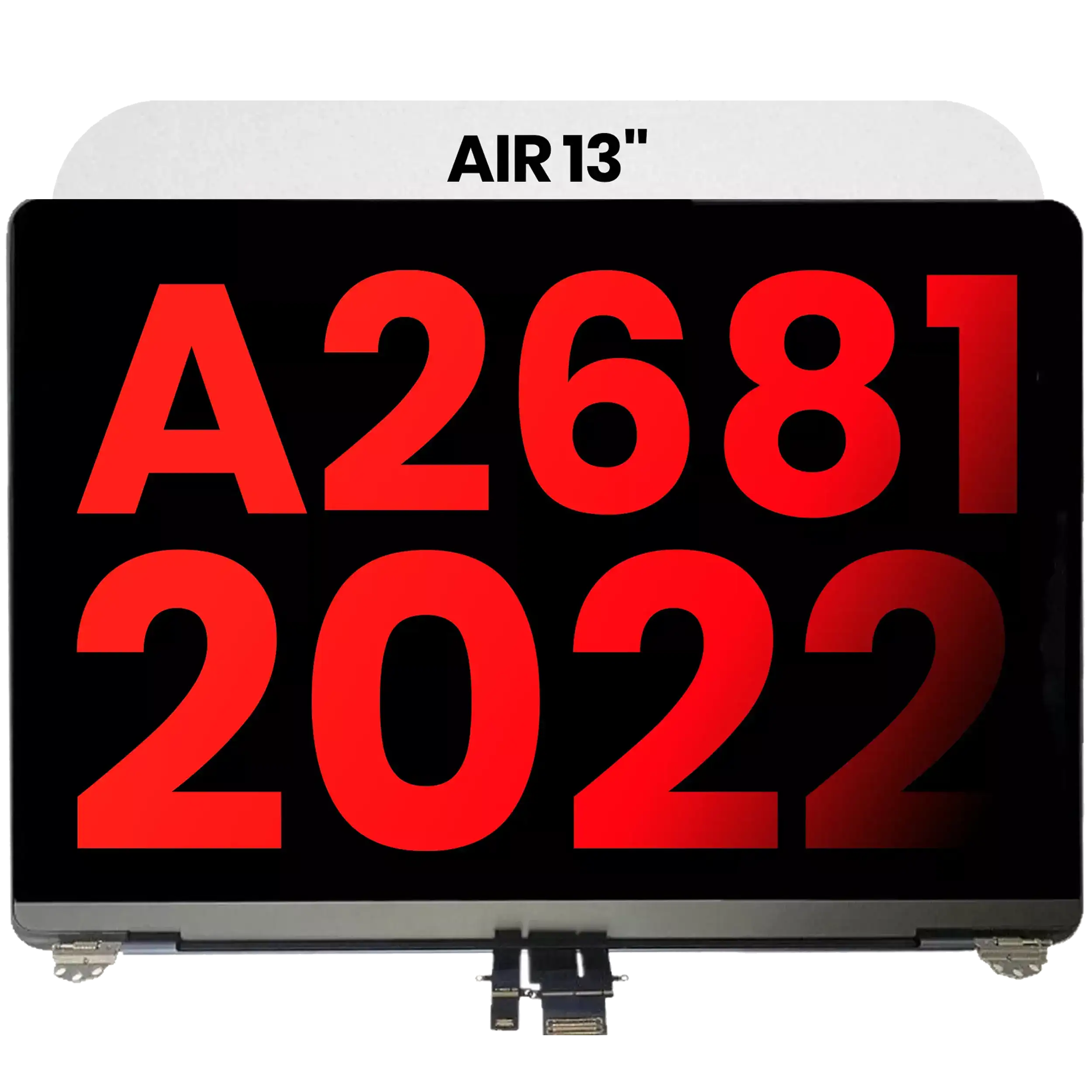 Complete LCD Display Assembly Compatible For MacBook Air 13" (A2681 / Mid 2022) (Aftermarket Plus) (Starlight)