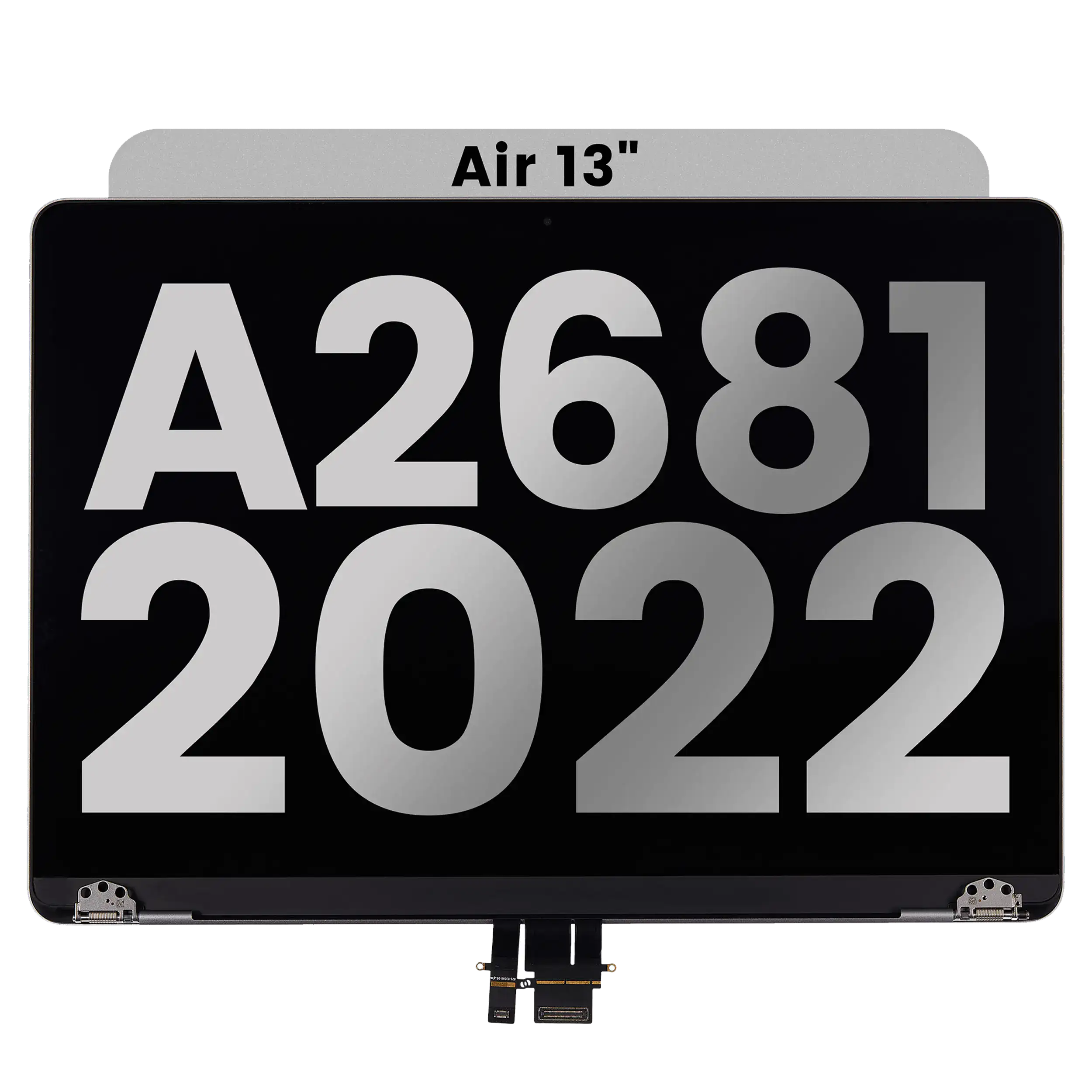 Complete LCD Display Assembly Compatible For MacBook Air 13" (A2681 / Mid 2022) (Used OEM Pull: Grade B) (Space Gray)