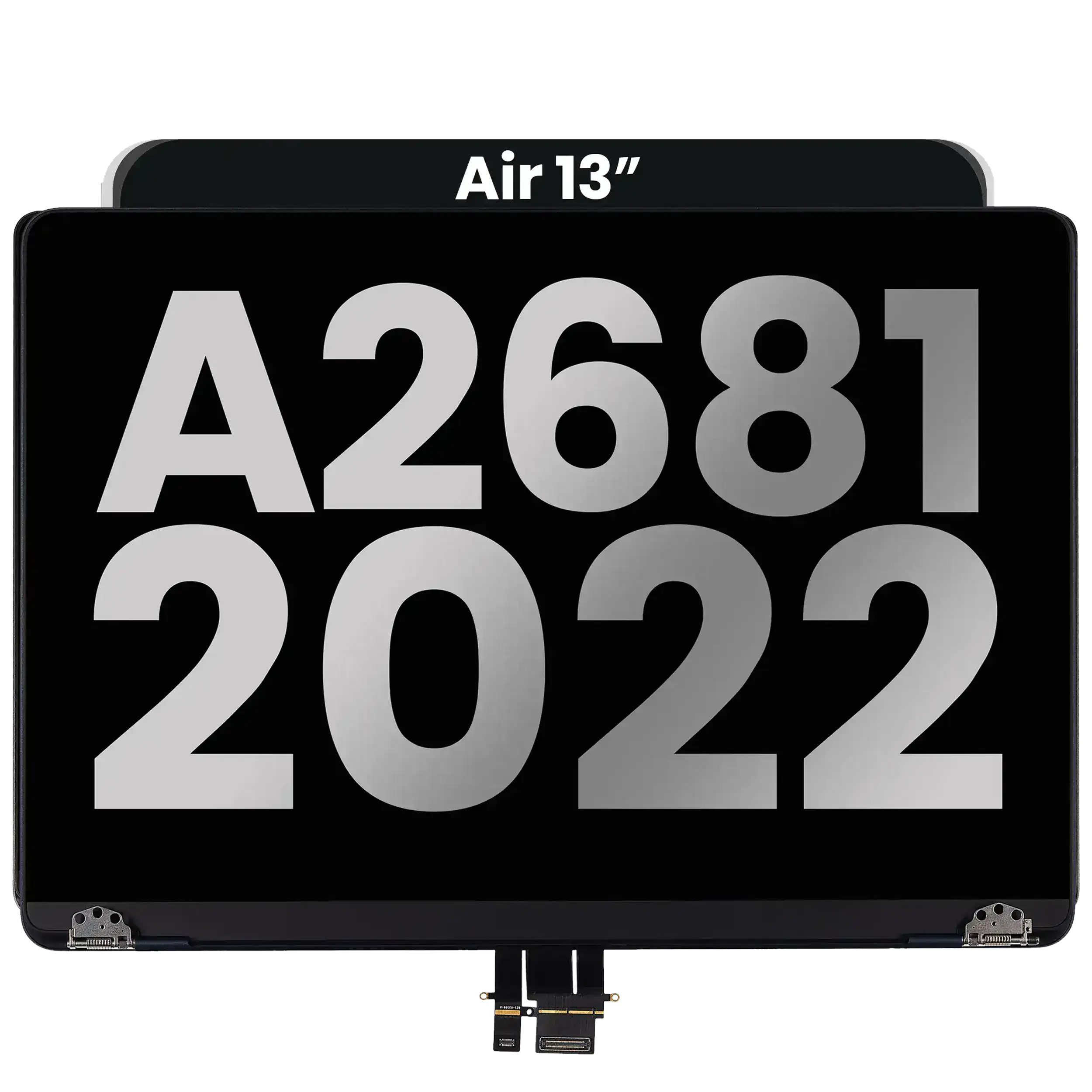 Complete LCD Display Assembly Compatible For MacBook Air 13" (A2681 / Mid 2022) (Used OEM Pull: Grade B) (Midnight)