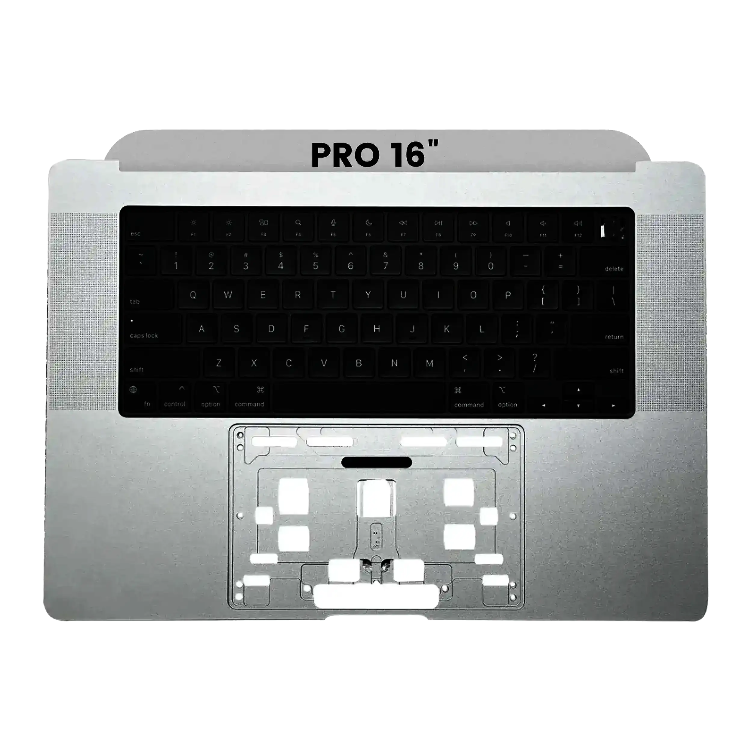 Top Case With Keyboard Compatible For MacBook Pro 16" (A2991 / Late 2023) (US Keyboard) (Silver)