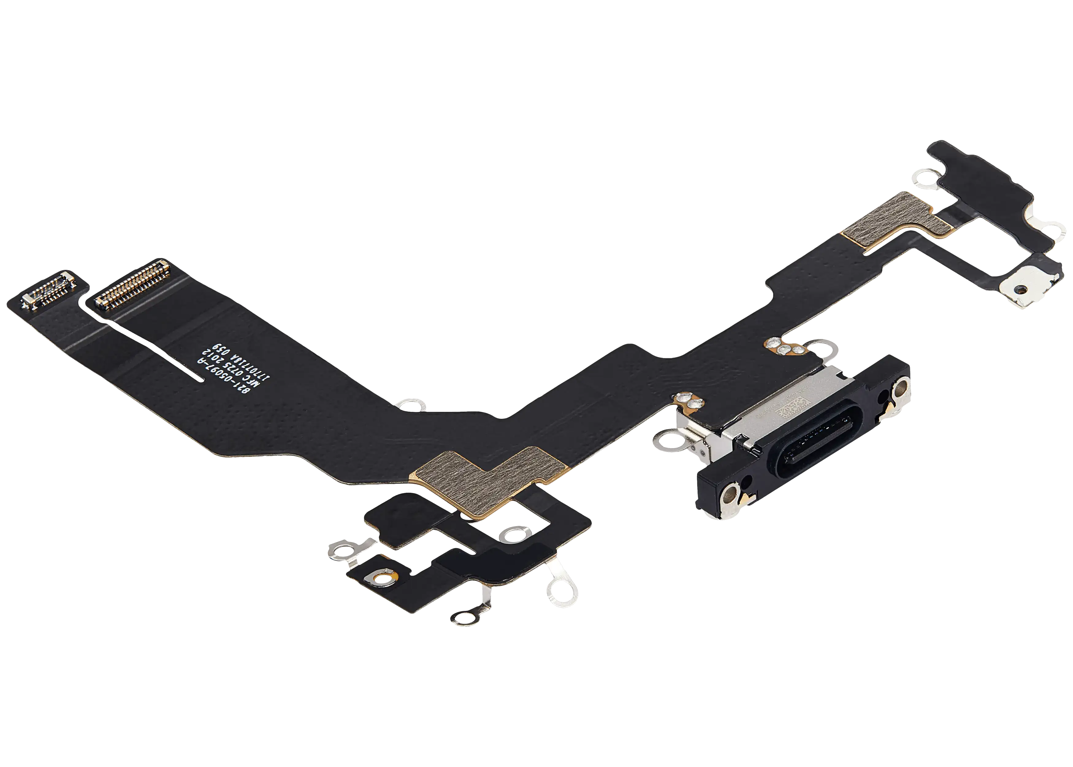 Charging Port Flex Cable Compatible For iPhone 16e (Premium) (Black)