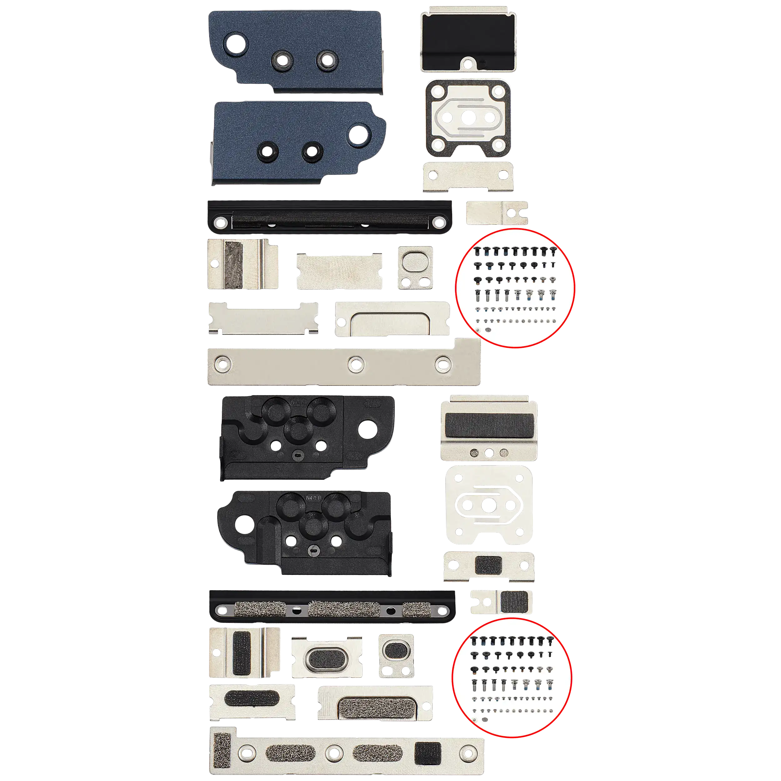 Full Set Small Metal Bracket And Screw Set Compatible For MacBook Air 15" (A3114 / Mid 2024)