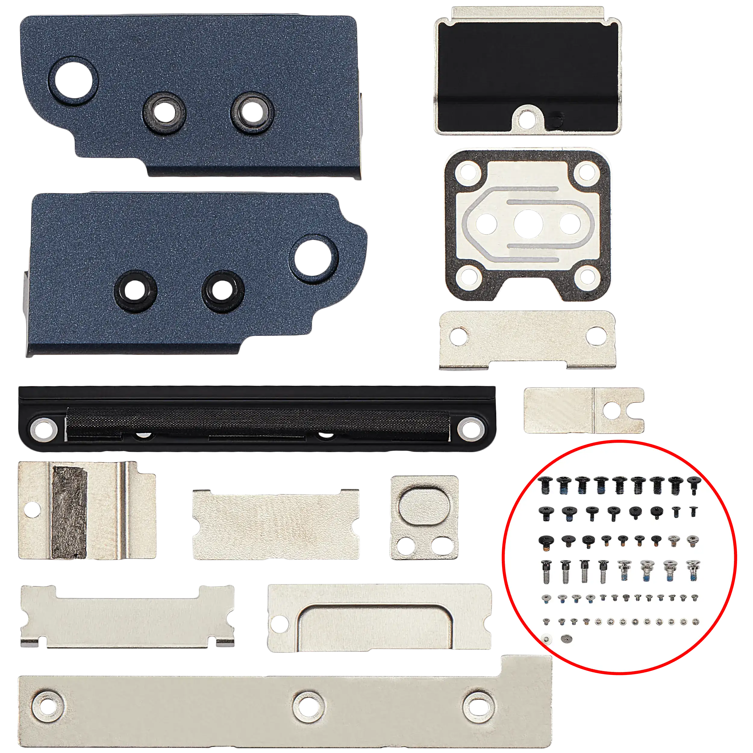 Full Set Small Metal Bracket And Screw Set Compatible For MacBook Air 15" (A3114 / Mid 2024)