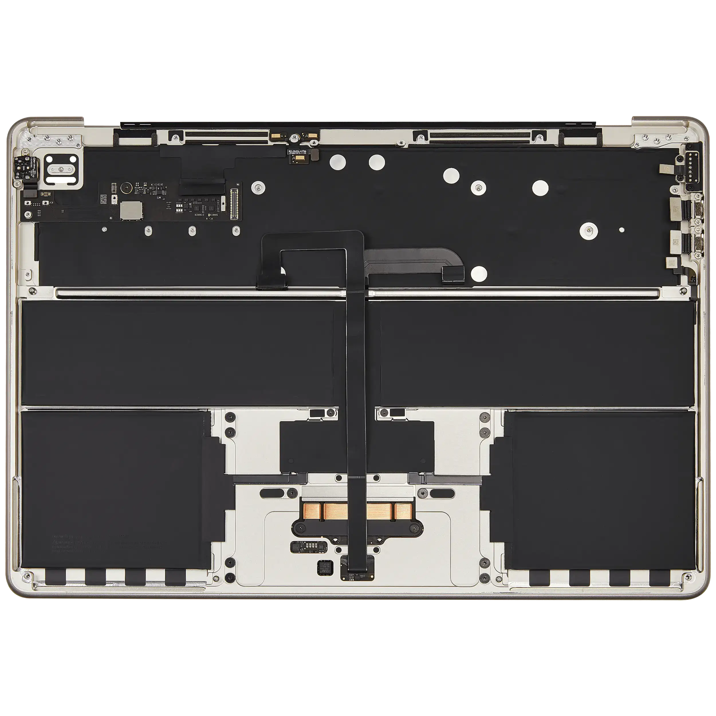 Top Case Assembly With Battery And Keyboard Compatible For MacBook Air 13" (A3113 / Mid 2024) (Starlight) (US Keyboard)