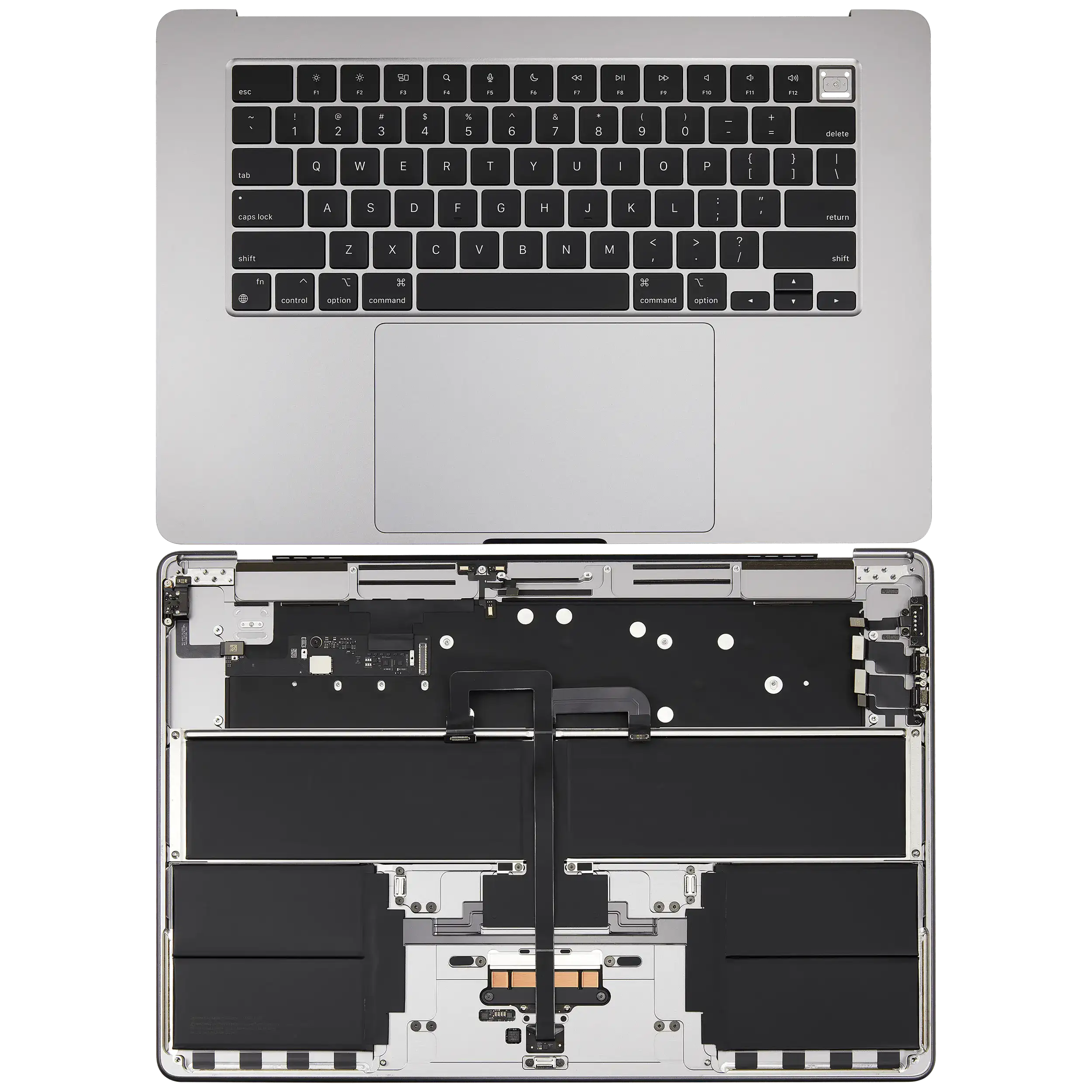 Top Case Assembly With Battery And Keyboard Compatible For MacBook Air 15" (A3114 / Mid 2024) (Space Gray) (US Keyboard)