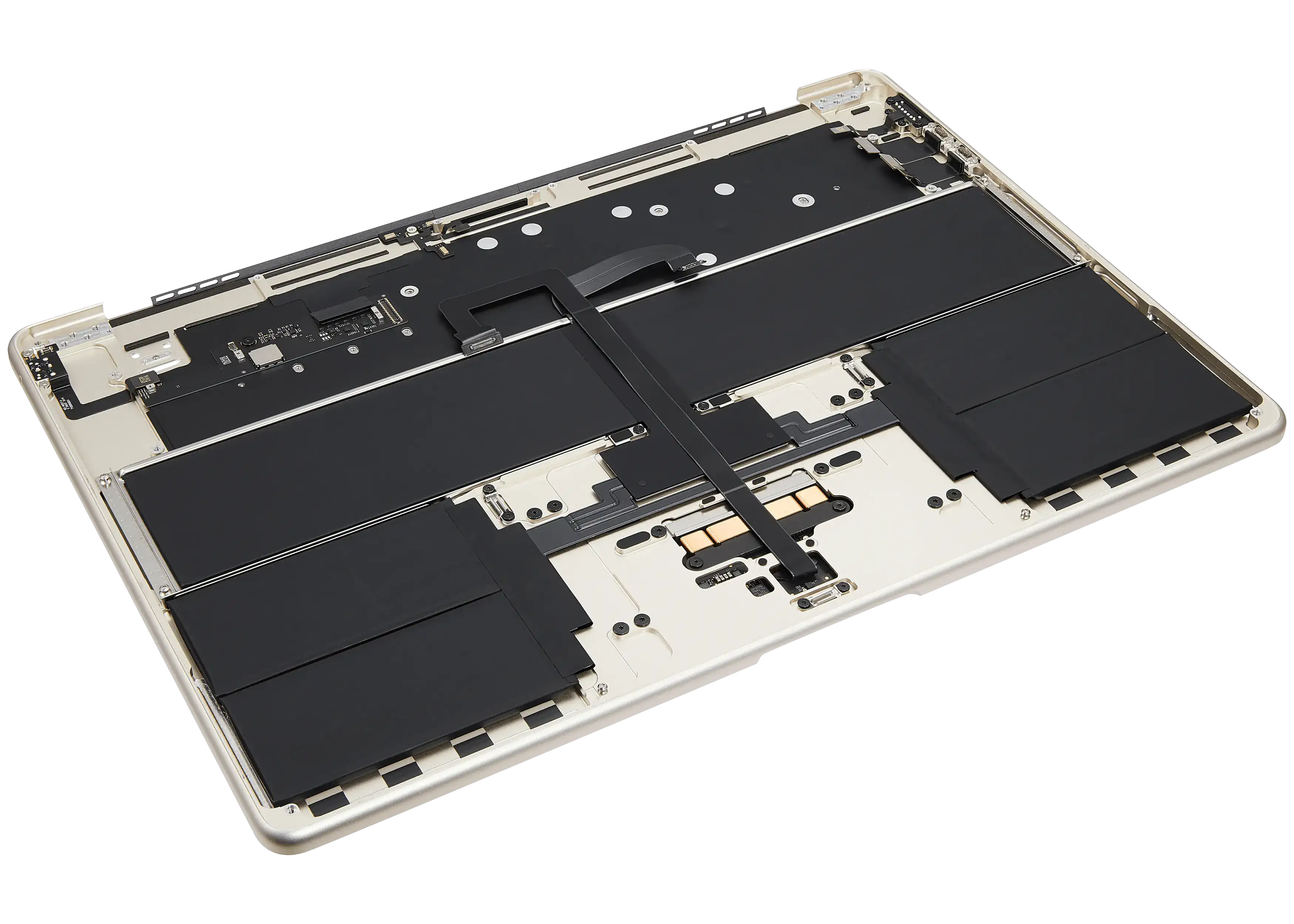 Top Case Assembly With Battery And Keyboard Compatible For MacBook Air 15" (A3114 / Mid 2024) (Starlight) (US Keyboard)