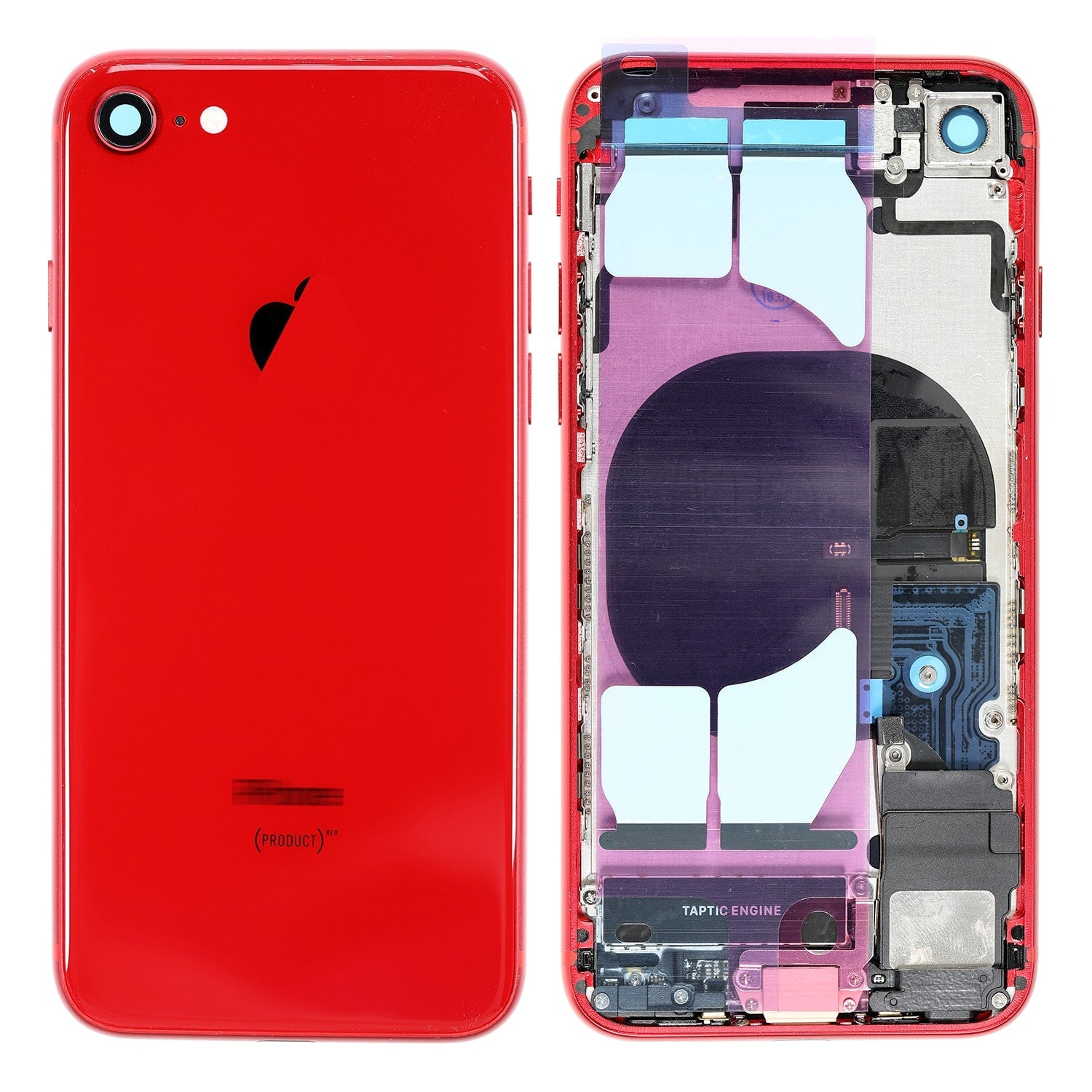 RED BACK COVER FULL ASSEMBLY FOR IPHONE 8