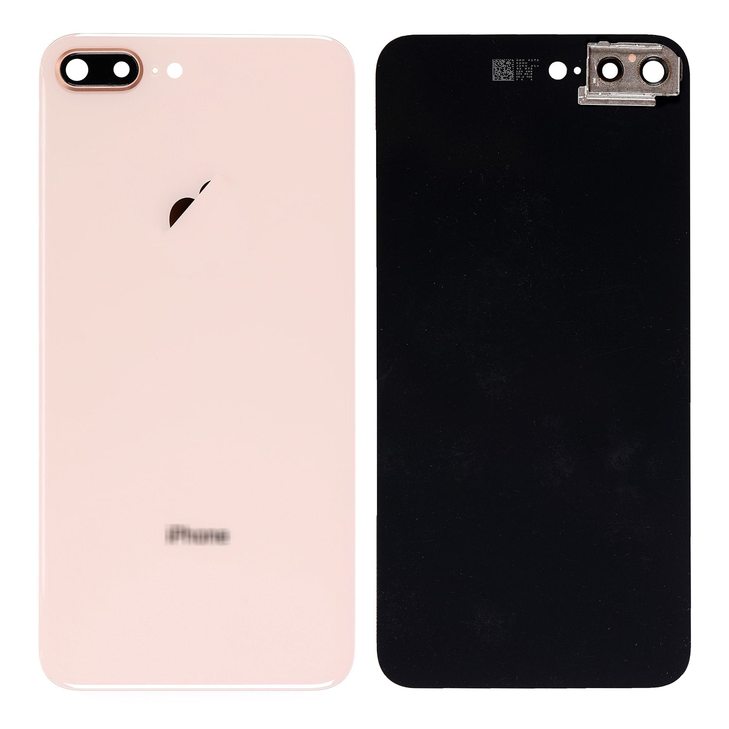 GOLD BACK COVER WITH CAMERA HOLDER FOR IPHONE 8 PLUS