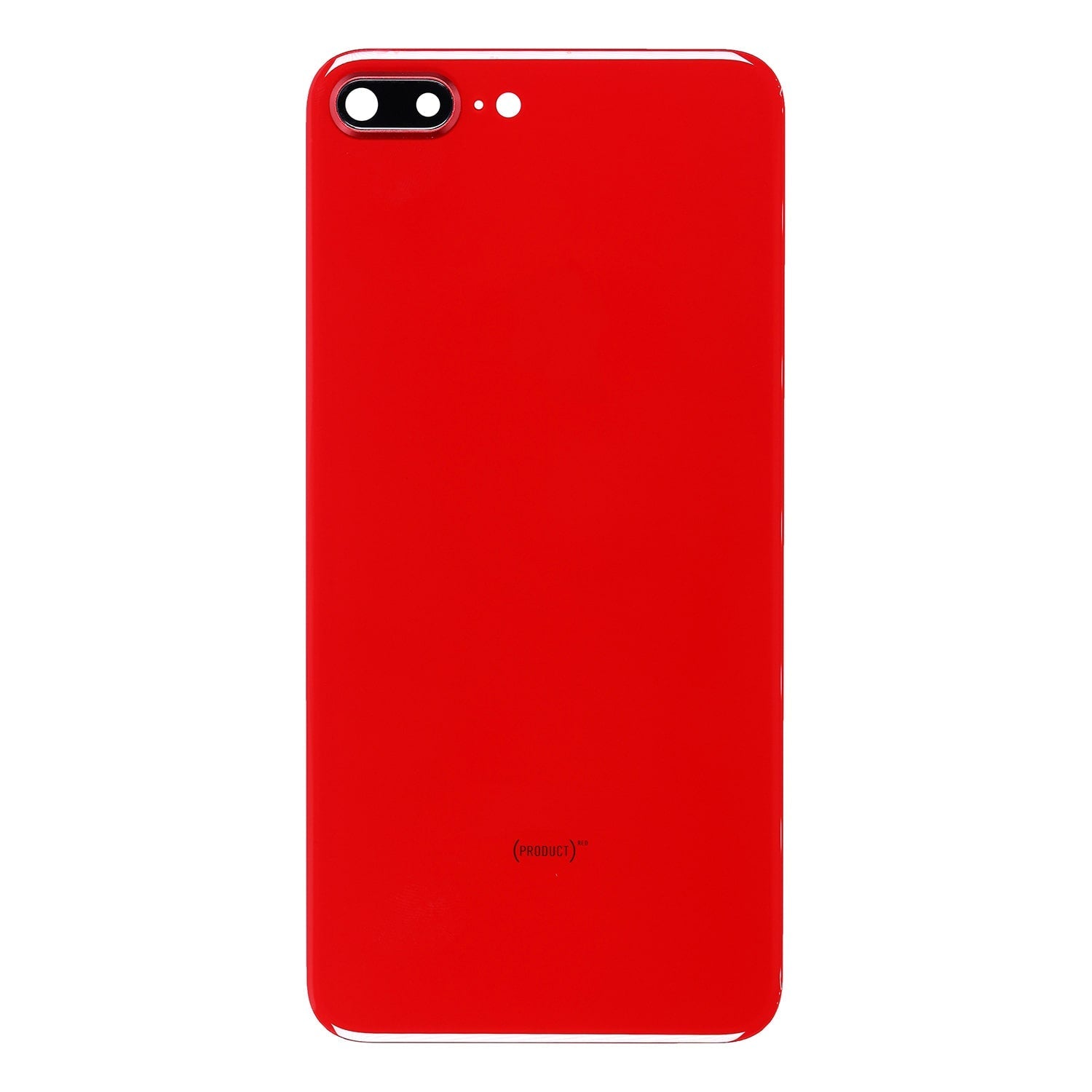 RED BACK COVER WITH CAMERA HOLDER FOR IPHONE 8 PLUS