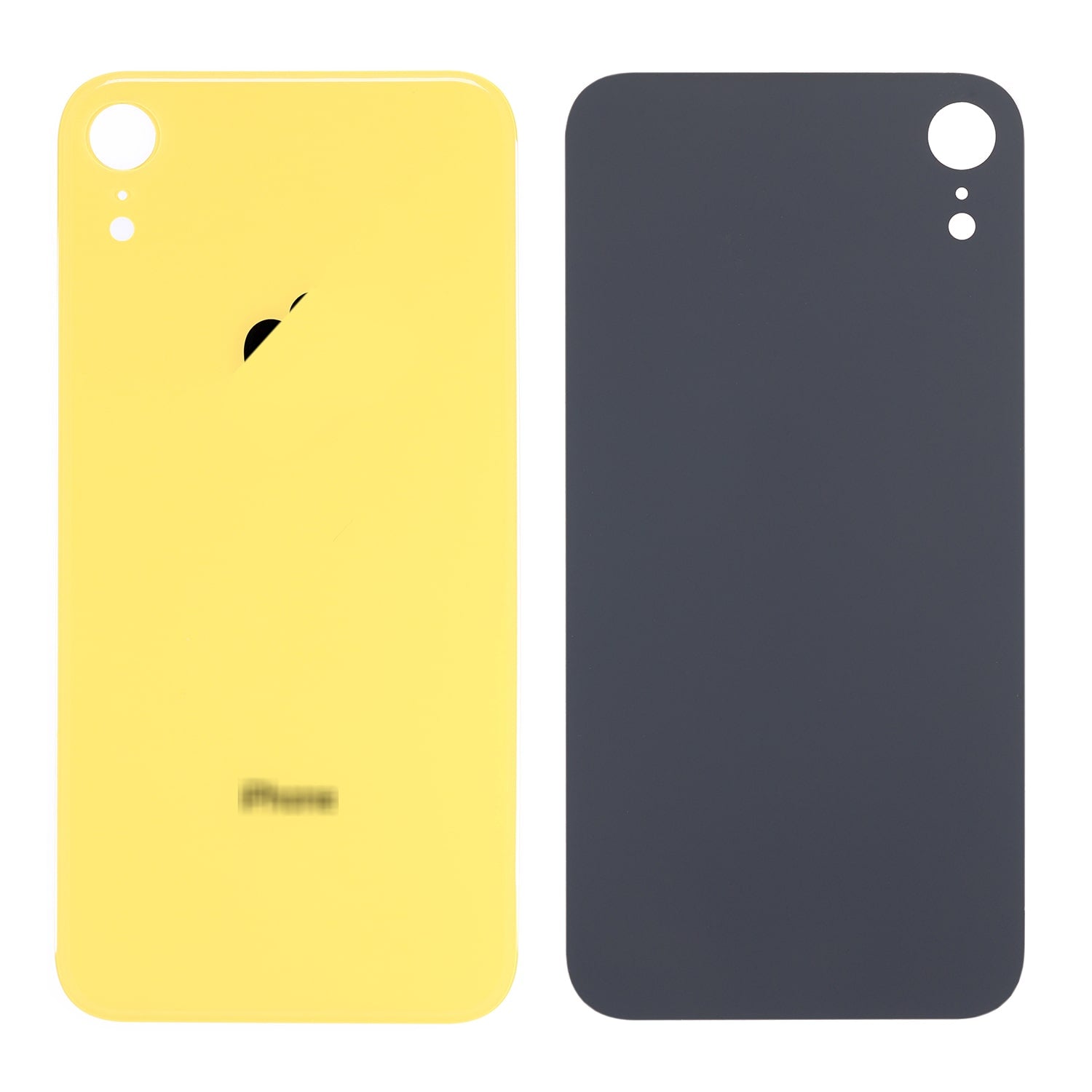 YELLOW BACK COVER GLASS FOR IPHONE XR