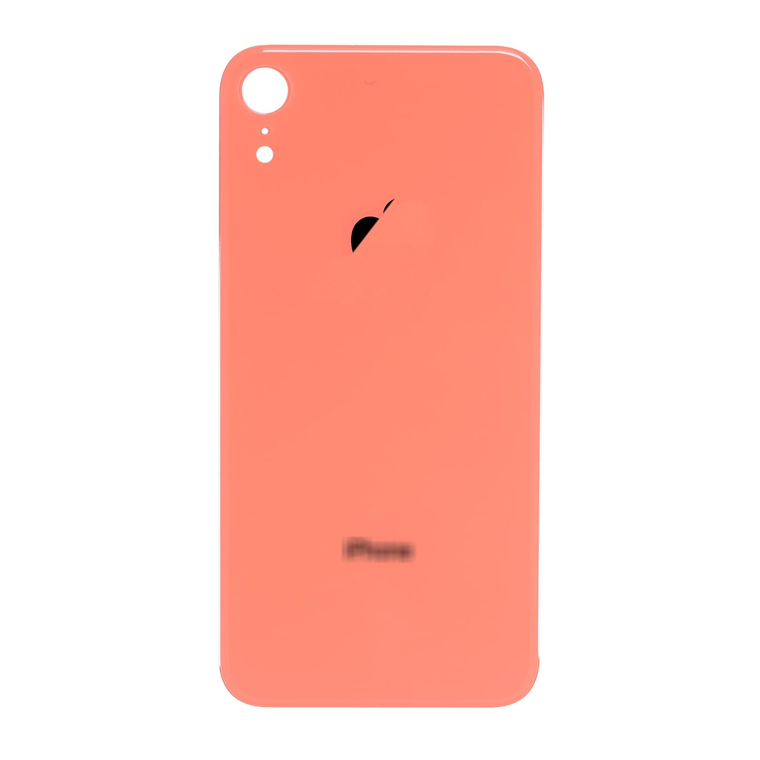 CORAL BACK COVER GLASS FOR IPHONE XR