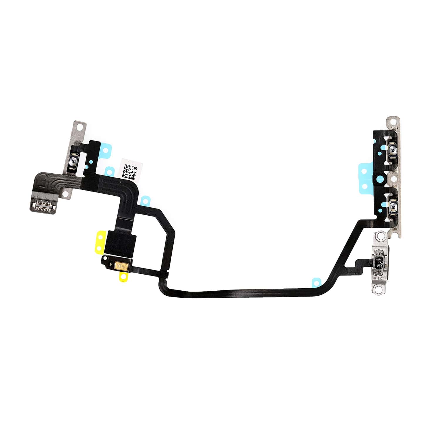 POWER/VOLUME BUTTON FLEX CABLE WITH METAL BRACKET ASSEMBLY FOR IPHONE XR