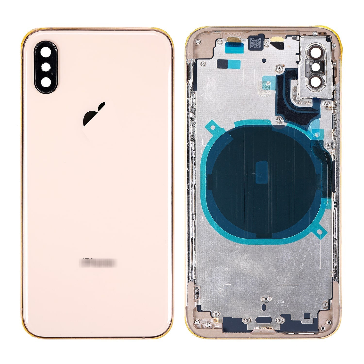 REAR HOUSING WITH FRAME - GOLD FOR IPHONE XS