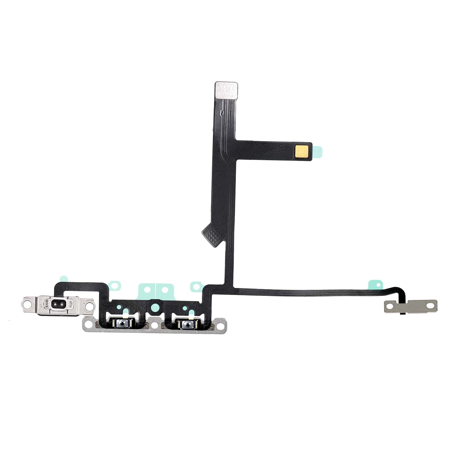 VOLUME BUTTON FLEX CABLE WITH METAL BRACKET ASSEMBLY FOR IPHONE XS