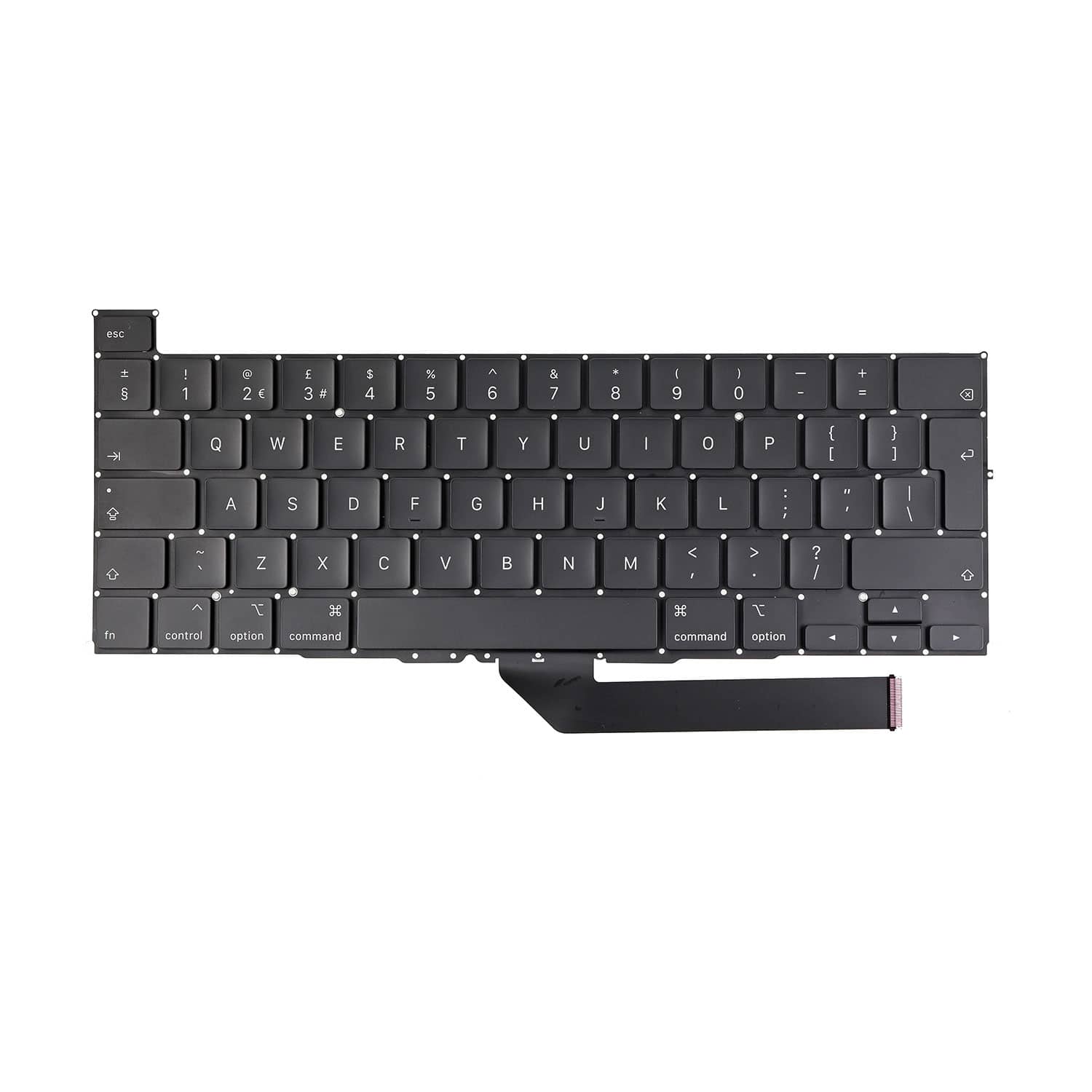 KEYBOARD (UK ENGLISH) FOR MACBOOK PRO TOUCH 16" A2141 LATE 2019 - MID 2020